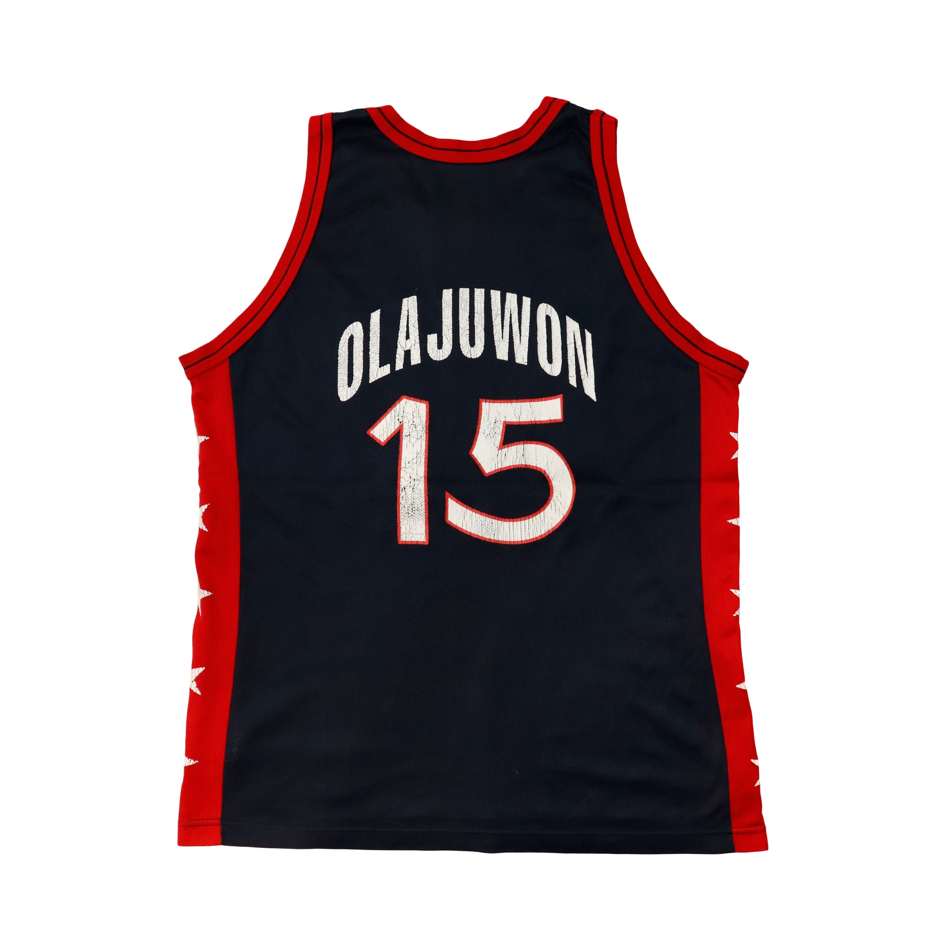 Vintage Champion #15 USA Basketball Olajuwon Jersey Size 48