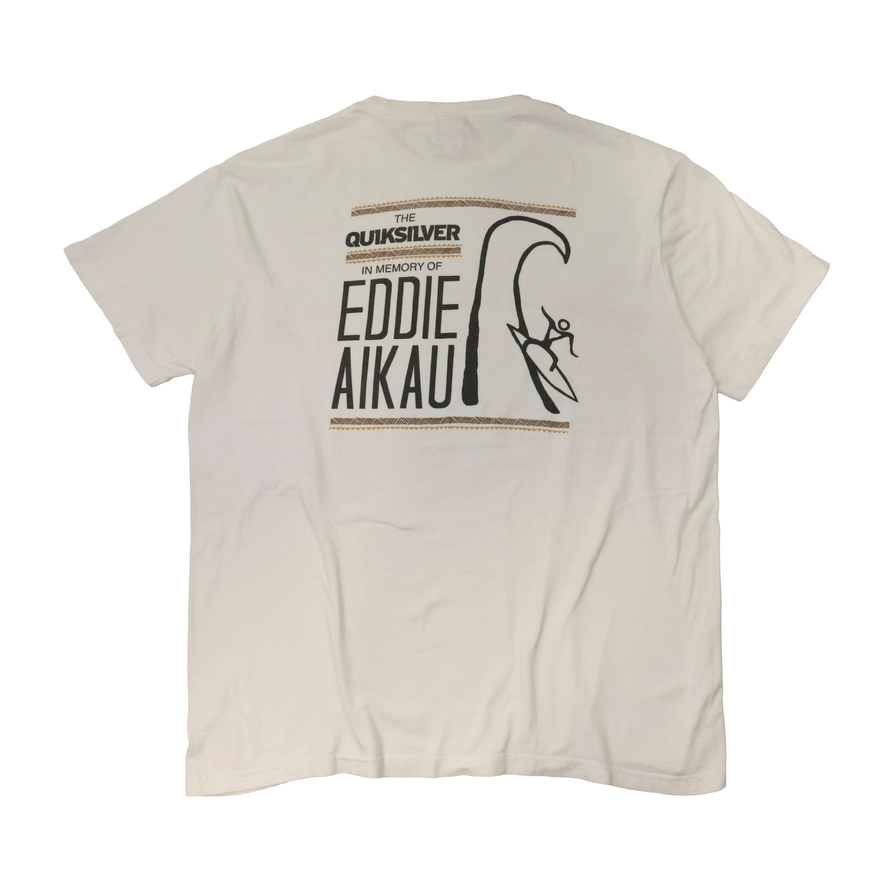 Vintage Quiksilver Eddie Aikau Memorial Graphic T-Shirt Size XL