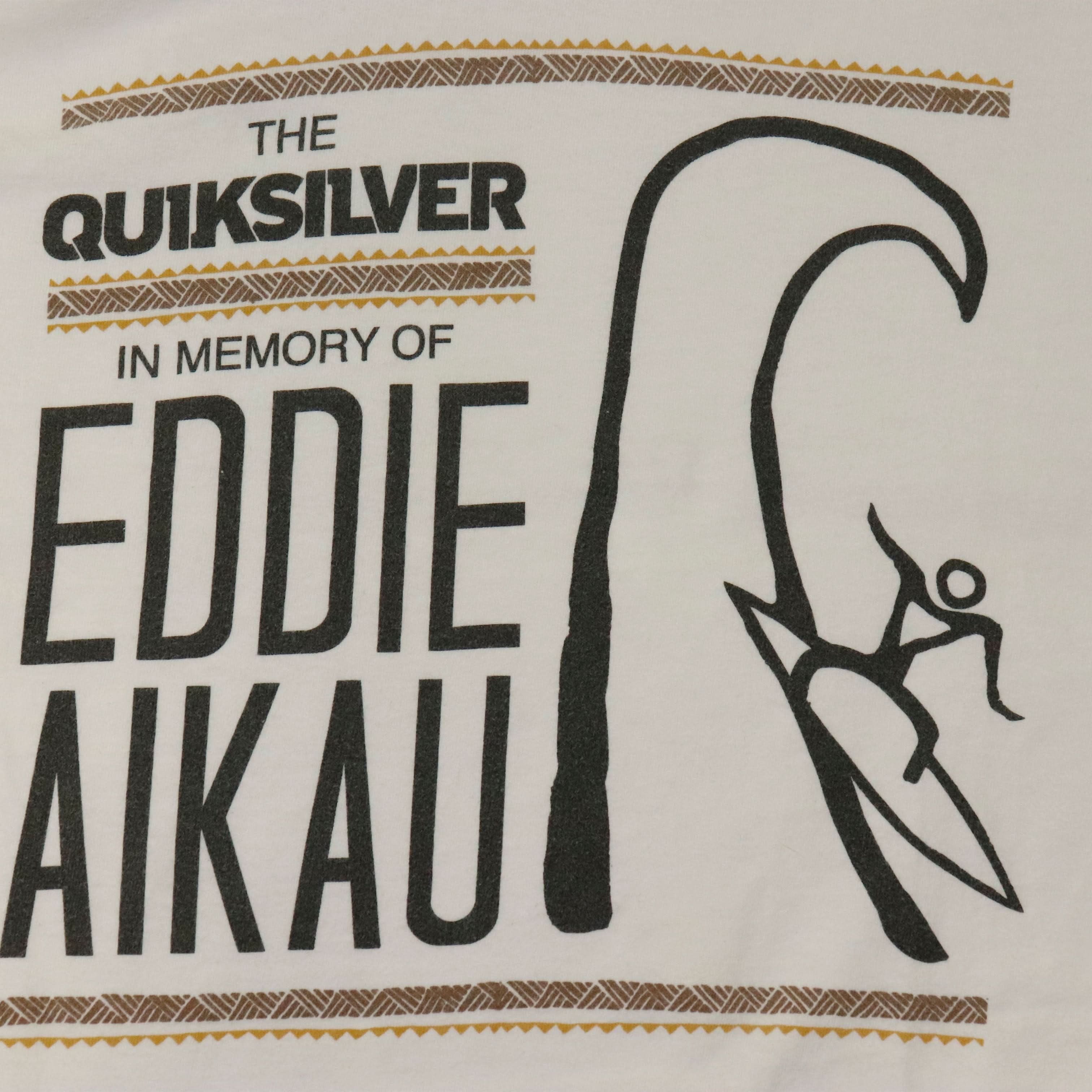 Vintage Quiksilver Eddie Aikau Memorial Graphic T-Shirt Size XL