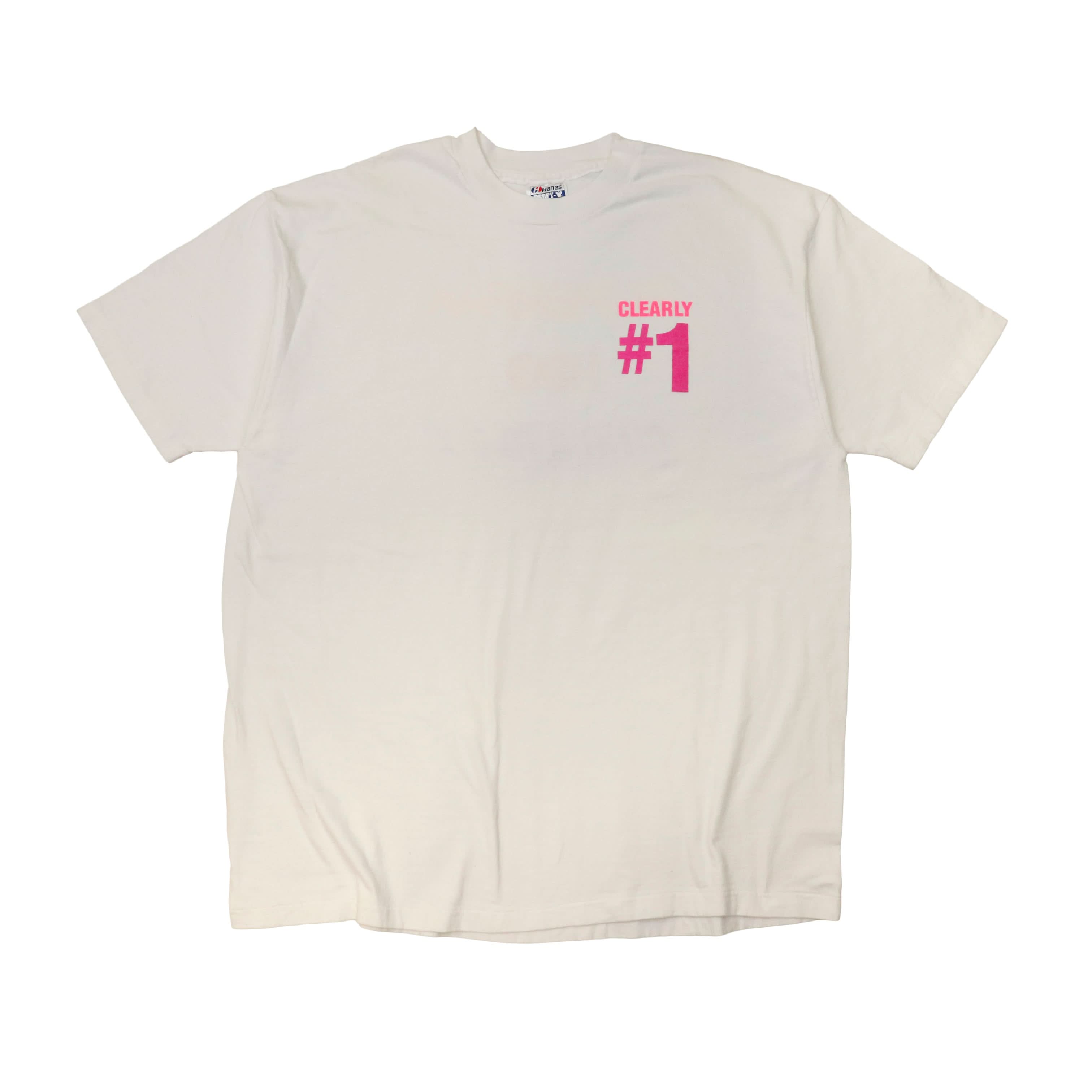 Vintage Hanes Clearly #1 Superpak HBO Cinemax Graphic T-Shirt Size XL