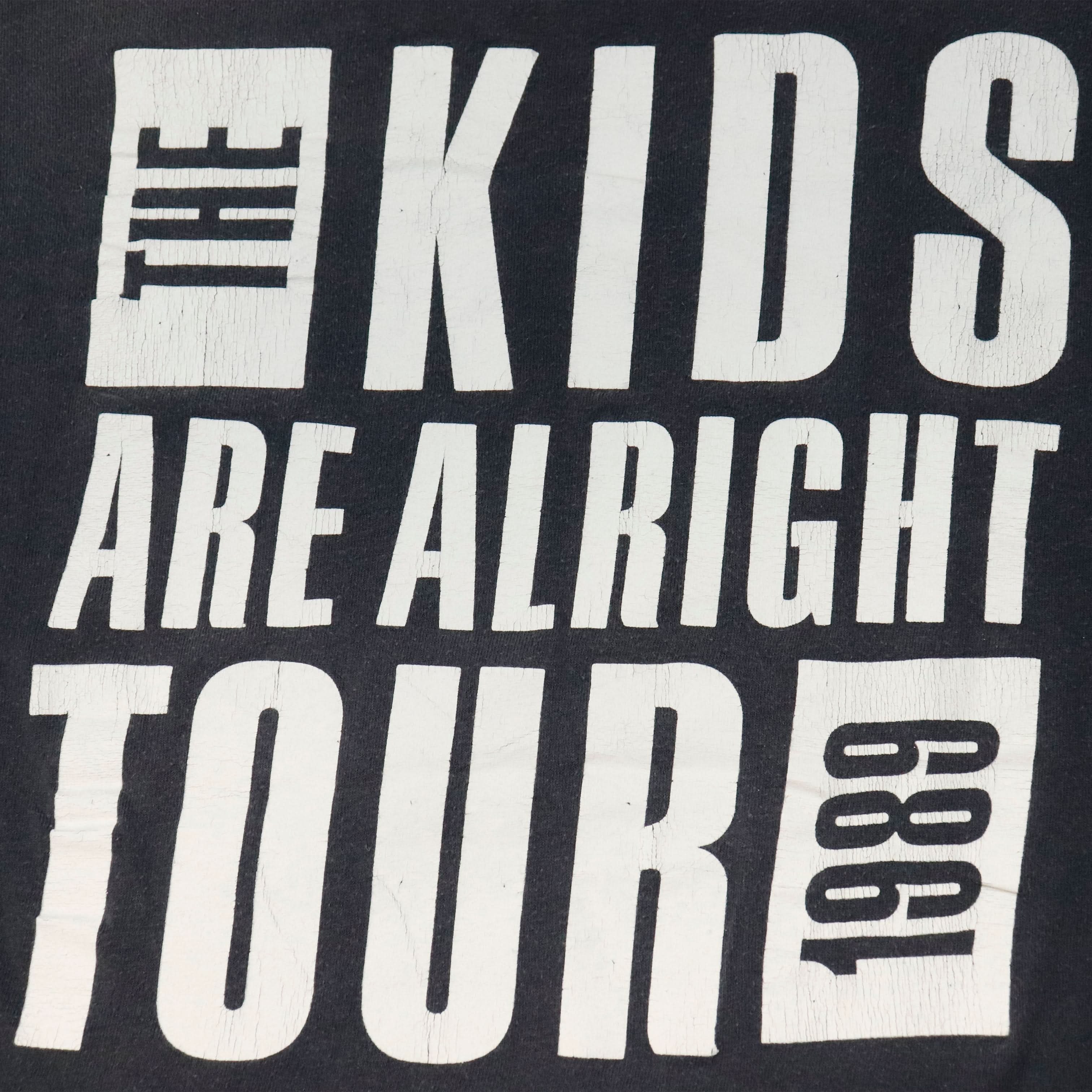 Vintage 1989 The Who Maximum R&B Graphic T-Shirt Size L