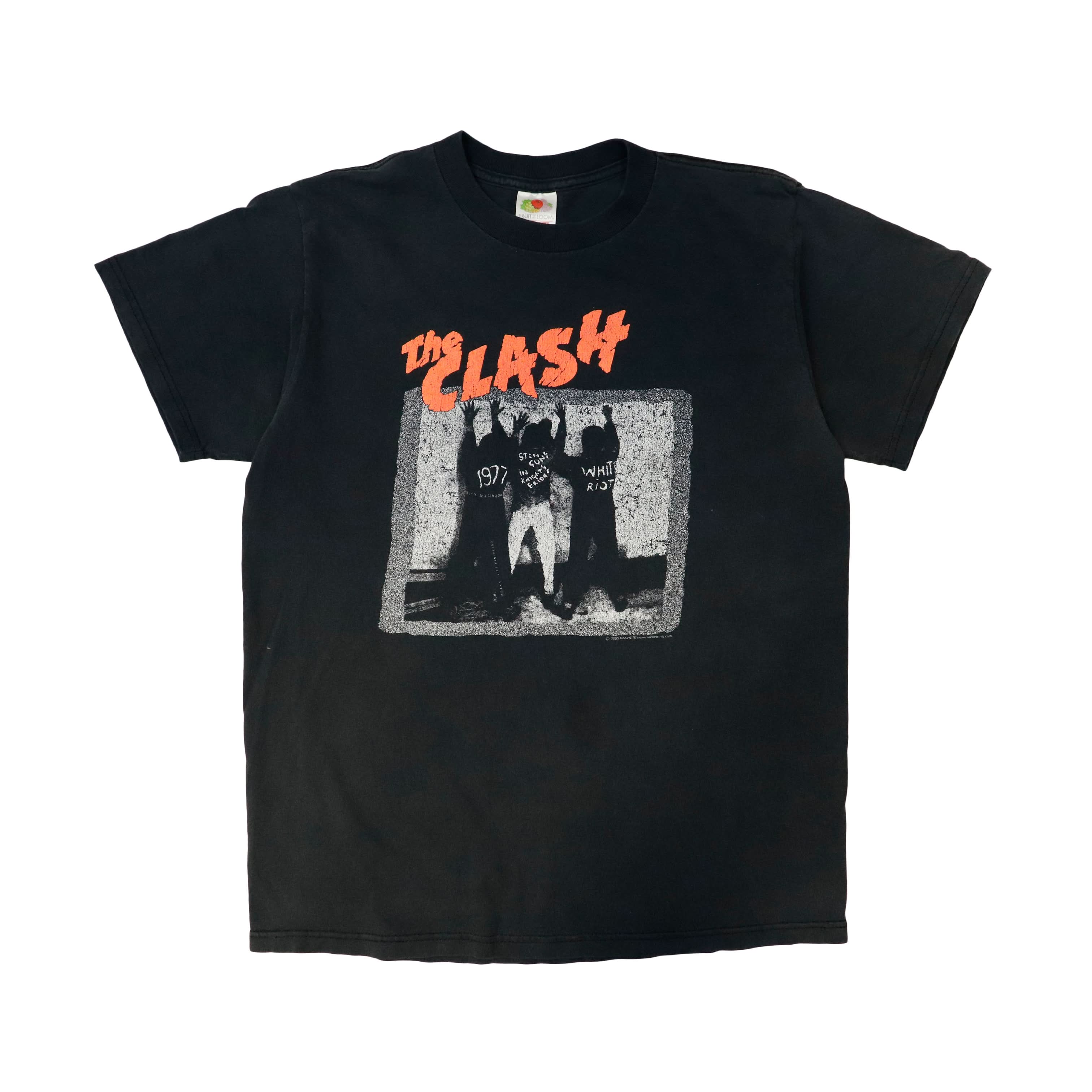 Vintage 2003 The Clash Punk Graphic T-Shirt Size M