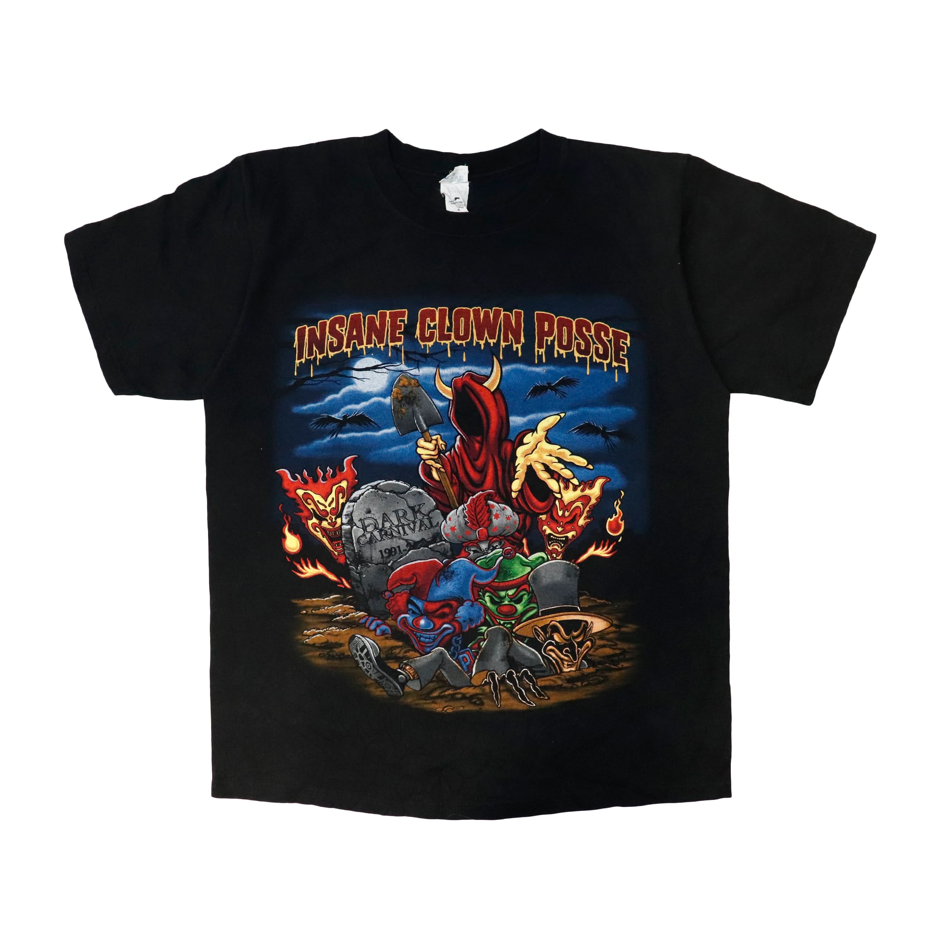 Vintage Insane Clown Posse Dark Carnival Graphic T-Shirt Size M