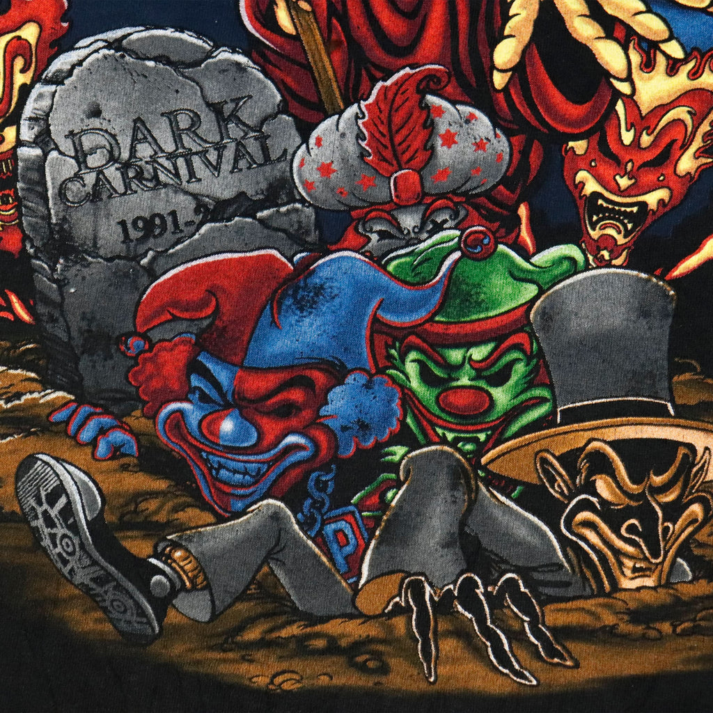 Vintage Insane Clown Posse Dark Carnival Graphic T-Shirt Size M