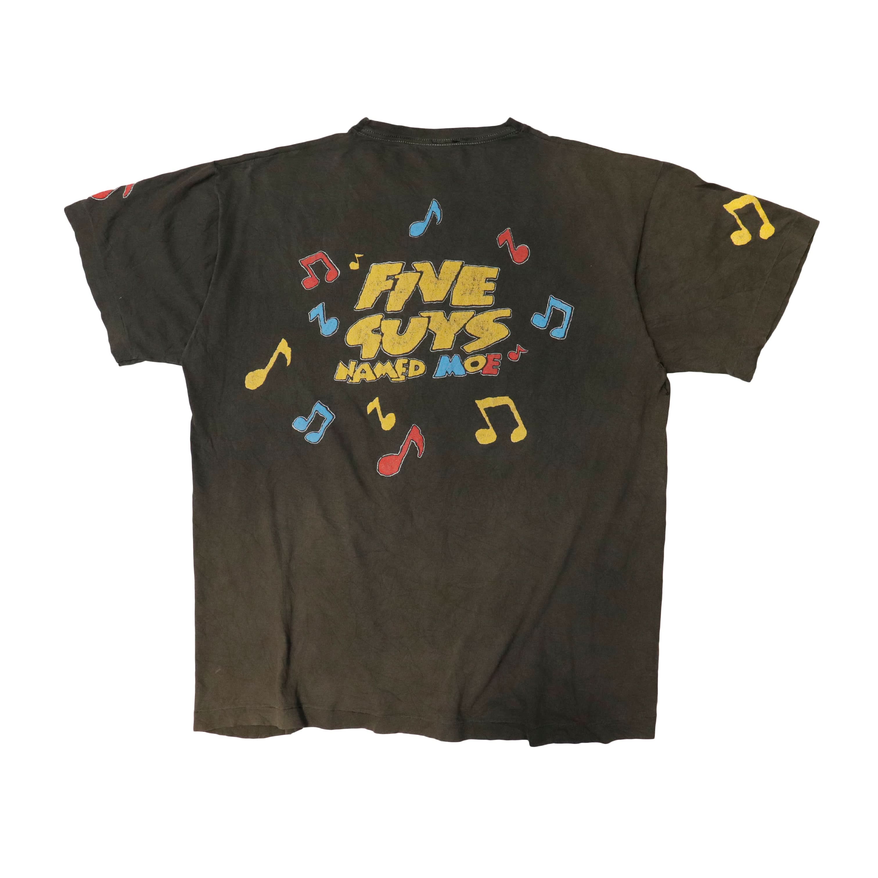 Vintage 1991 Five Guys Named Moe Jazz Graphic T-Shirt Size N/A