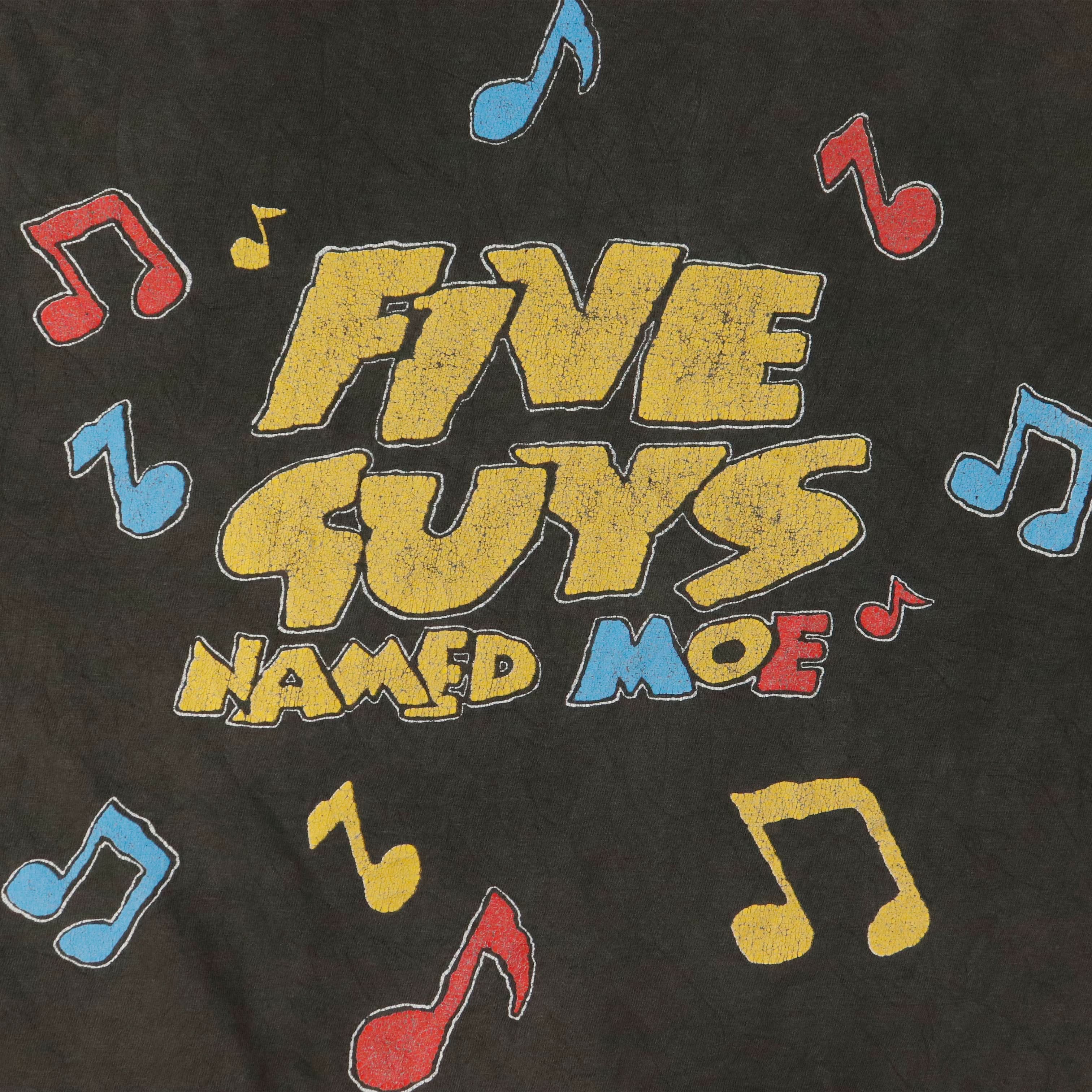 Vintage 1991 Five Guys Named Moe Jazz Graphic T-Shirt Size N/A