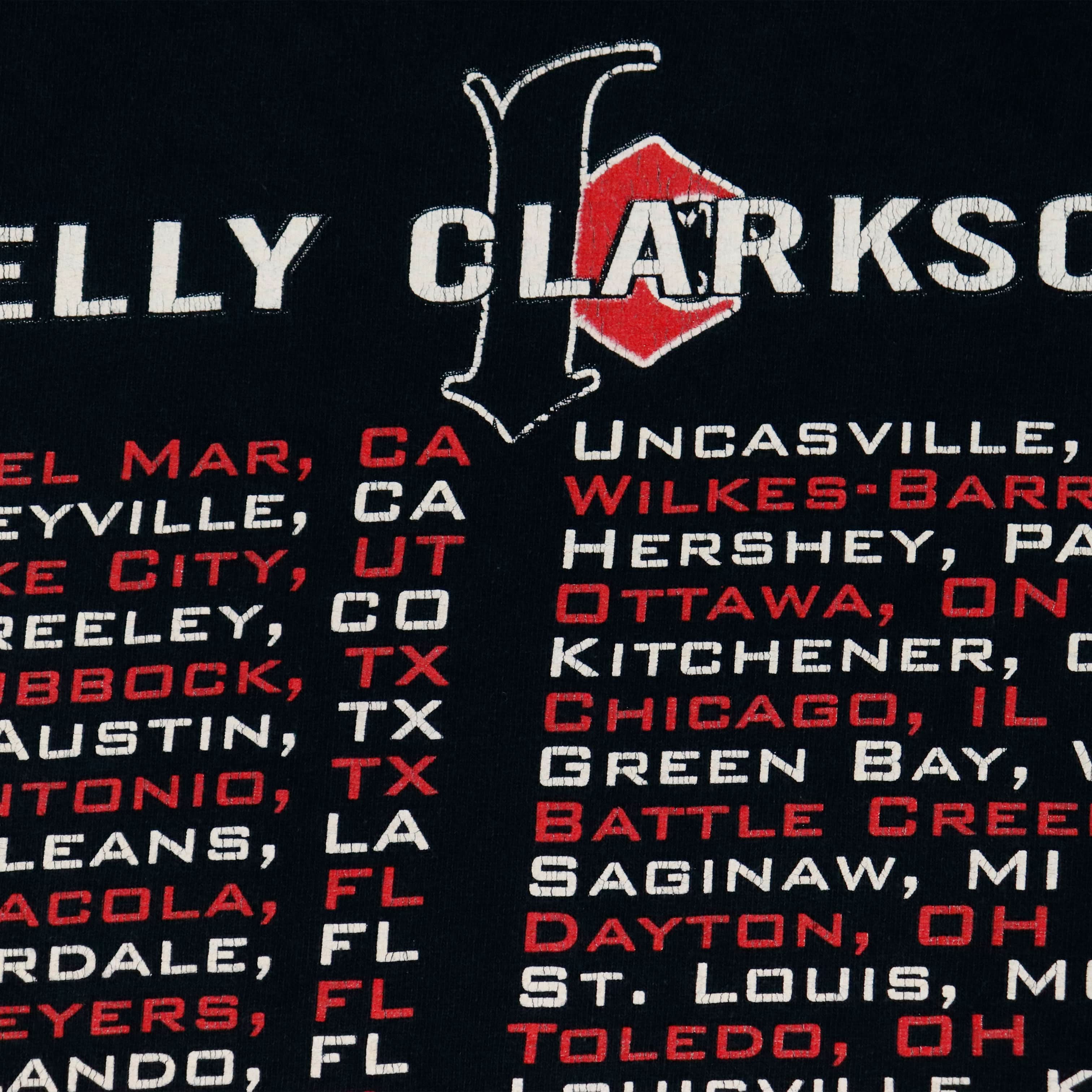 Vintage 2005 Kelly Clarkson Hazel Eyes Tour Graphic T-Shirt Size S