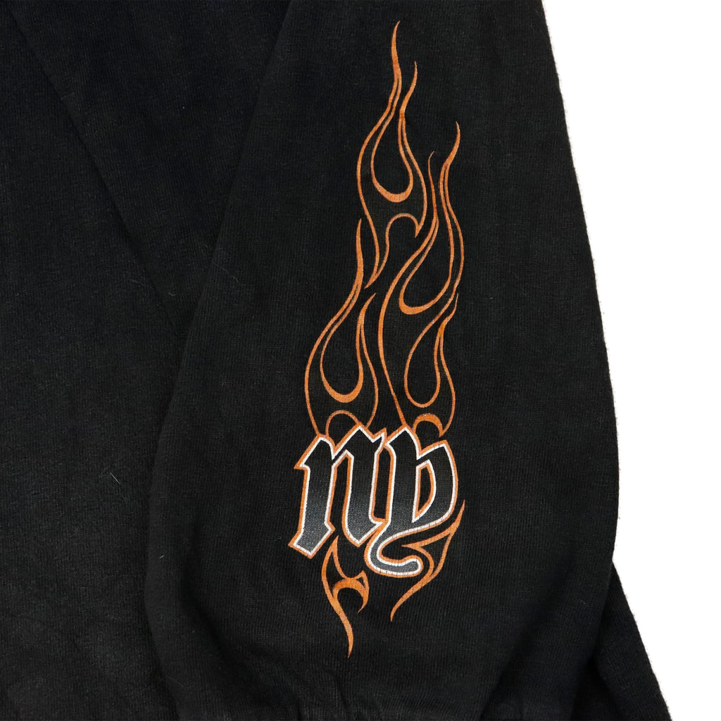 Vintage OCC Choppers Flame Graphic Long Sleeve T-Shirt Size N/A