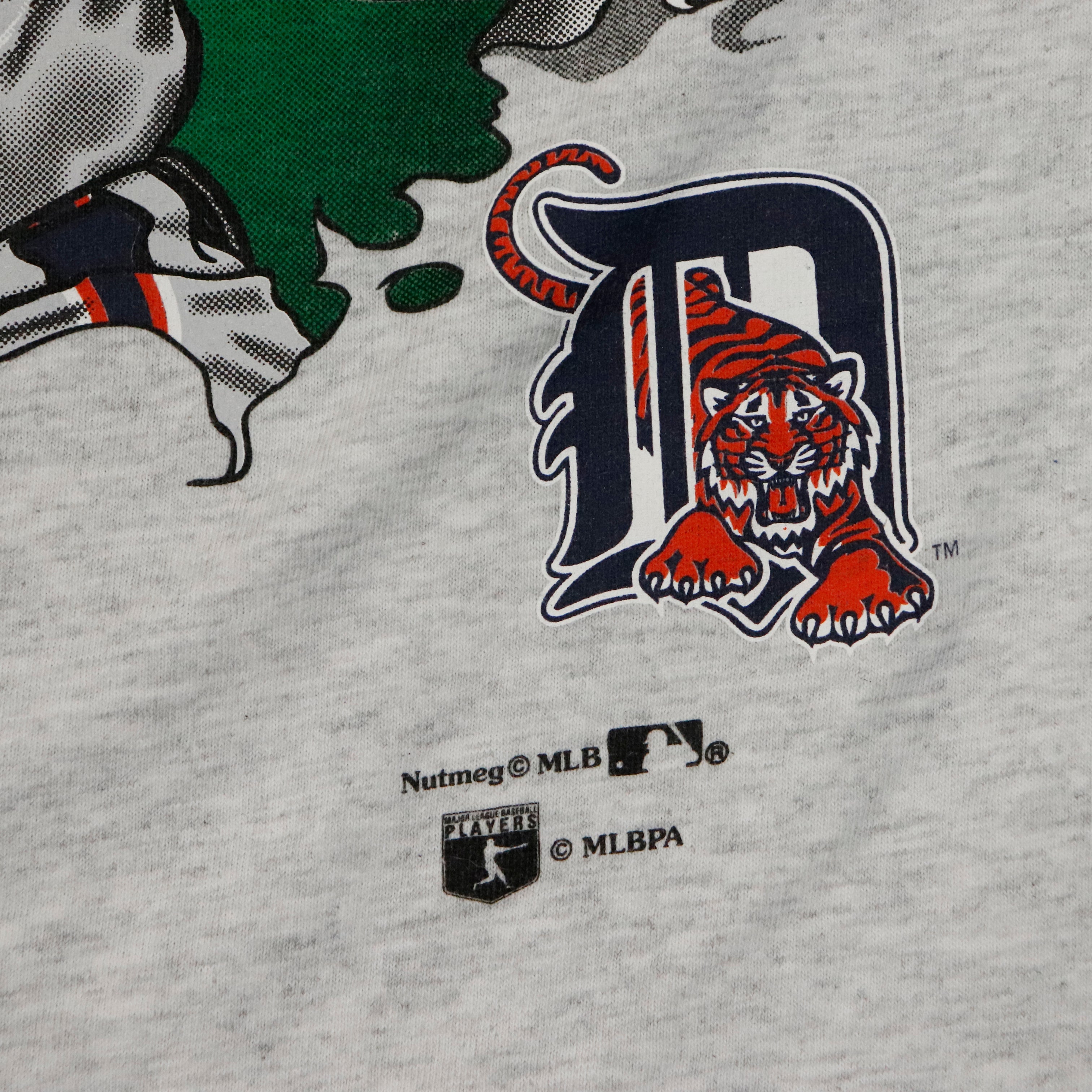 Vintage Nutmeg Cecil Fielder Detroit Tigers Baseball Graphic T-Shirt Size XL