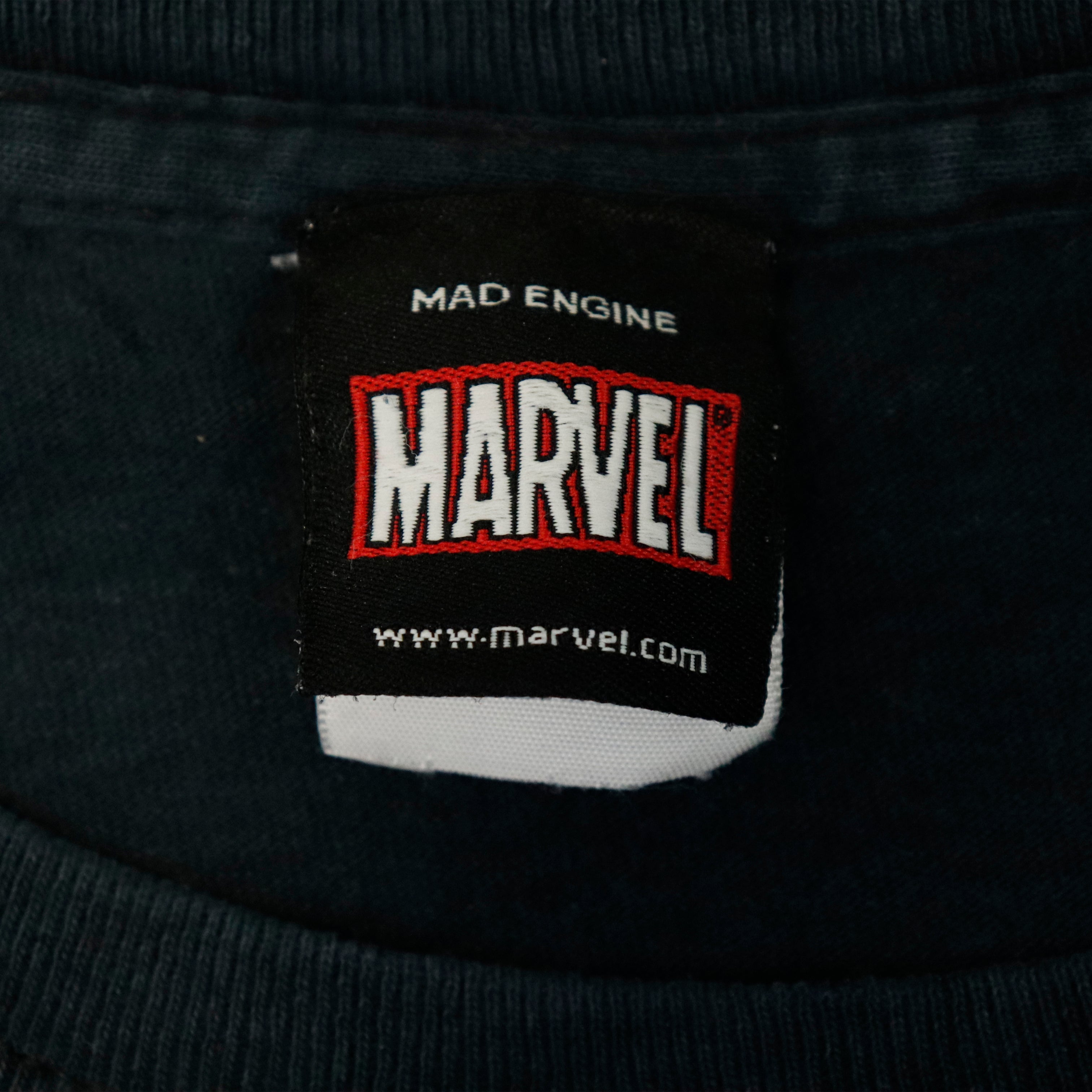 Vintage Marvel Mad Engine Superheroes Graphic T-Shirt Size XXL