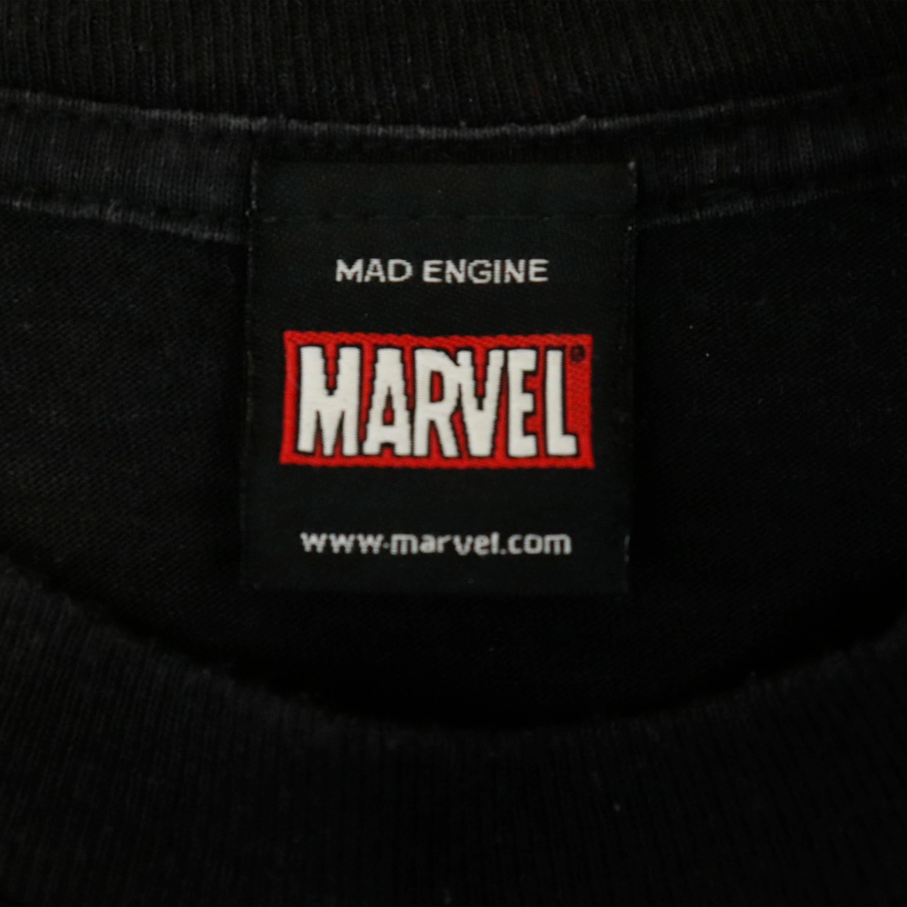 Vintage Marvel Mad Engine Comic Characters Graphic T-Shirt Size L