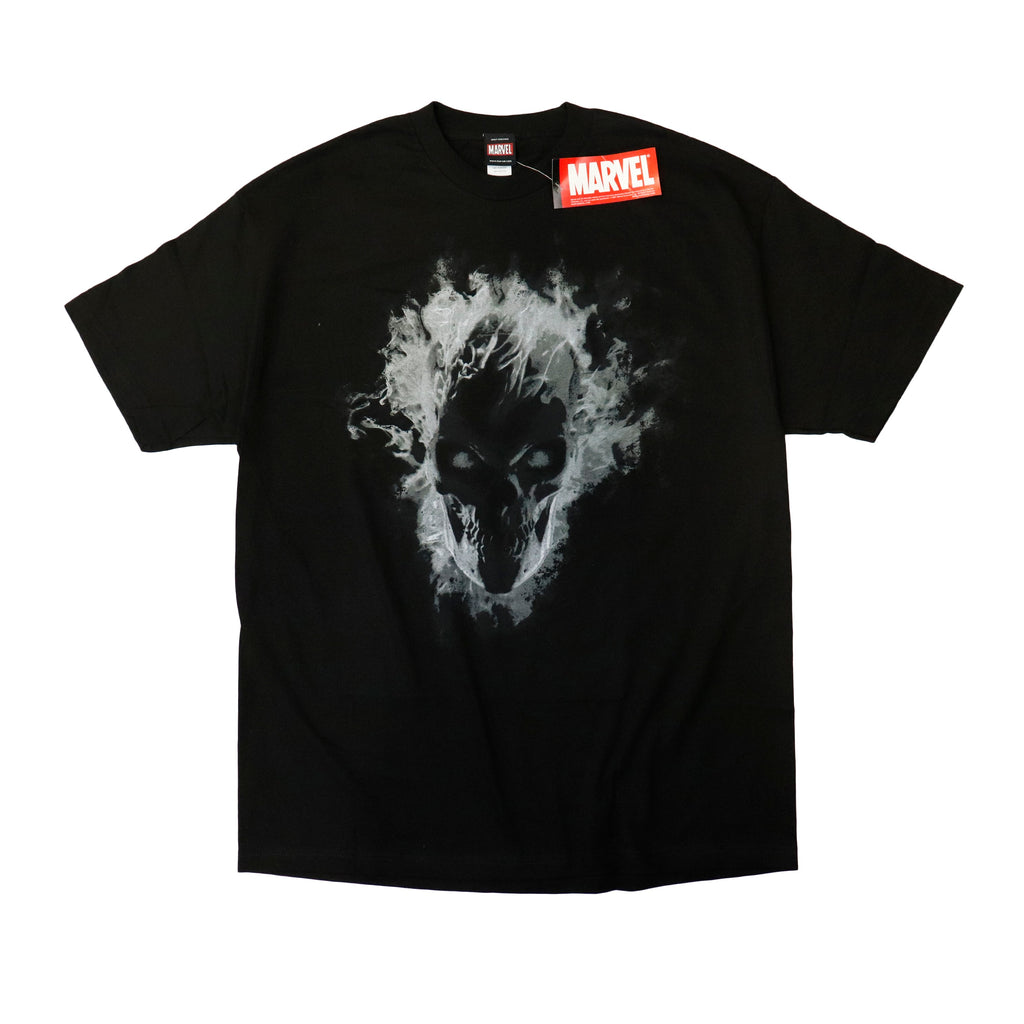 Vintage Marvel Mad Engine Ghostly Skull Graphic T-Shirt Size XL