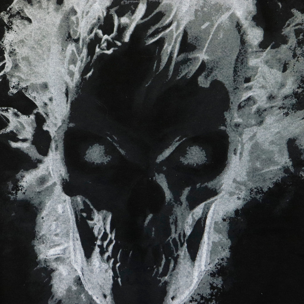 Vintage Marvel Mad Engine Ghostly Skull Graphic T-Shirt Size XL