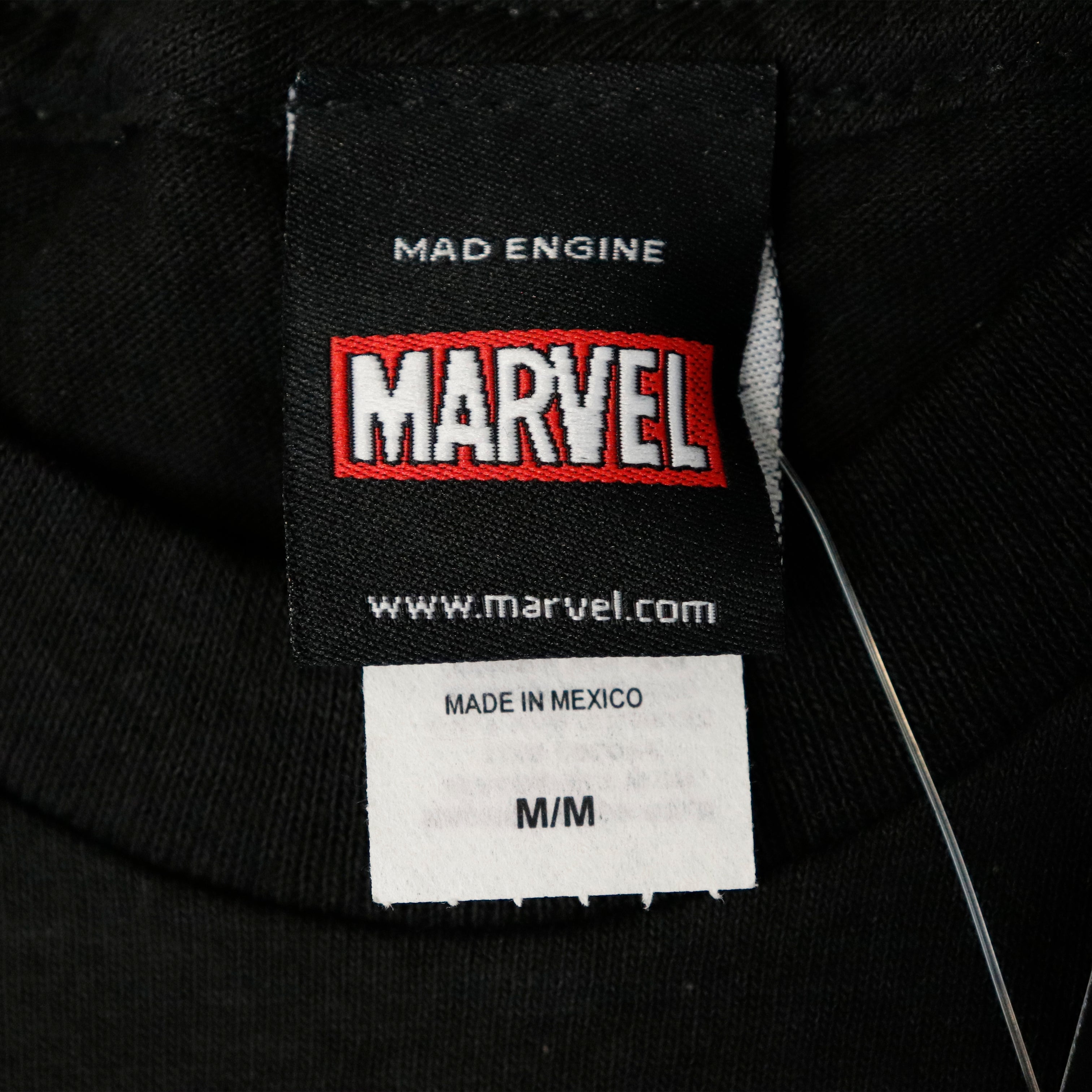 Vintage Marvel Mad Engine Punisher Skull Graphic T-Shirt Size M