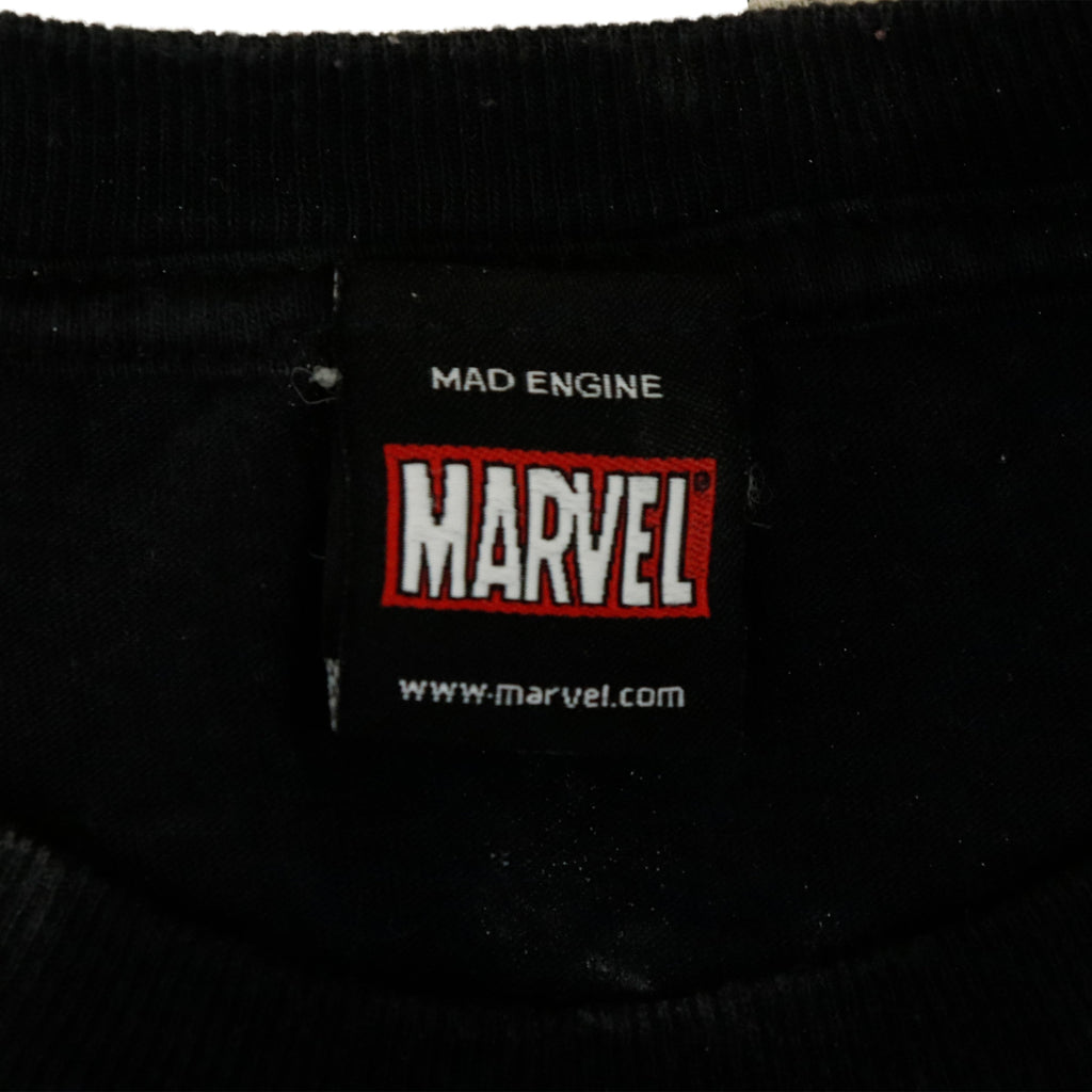 Vintage Marvel Mad Engine Comic Heroes Graphic T-Shirt Size N/A