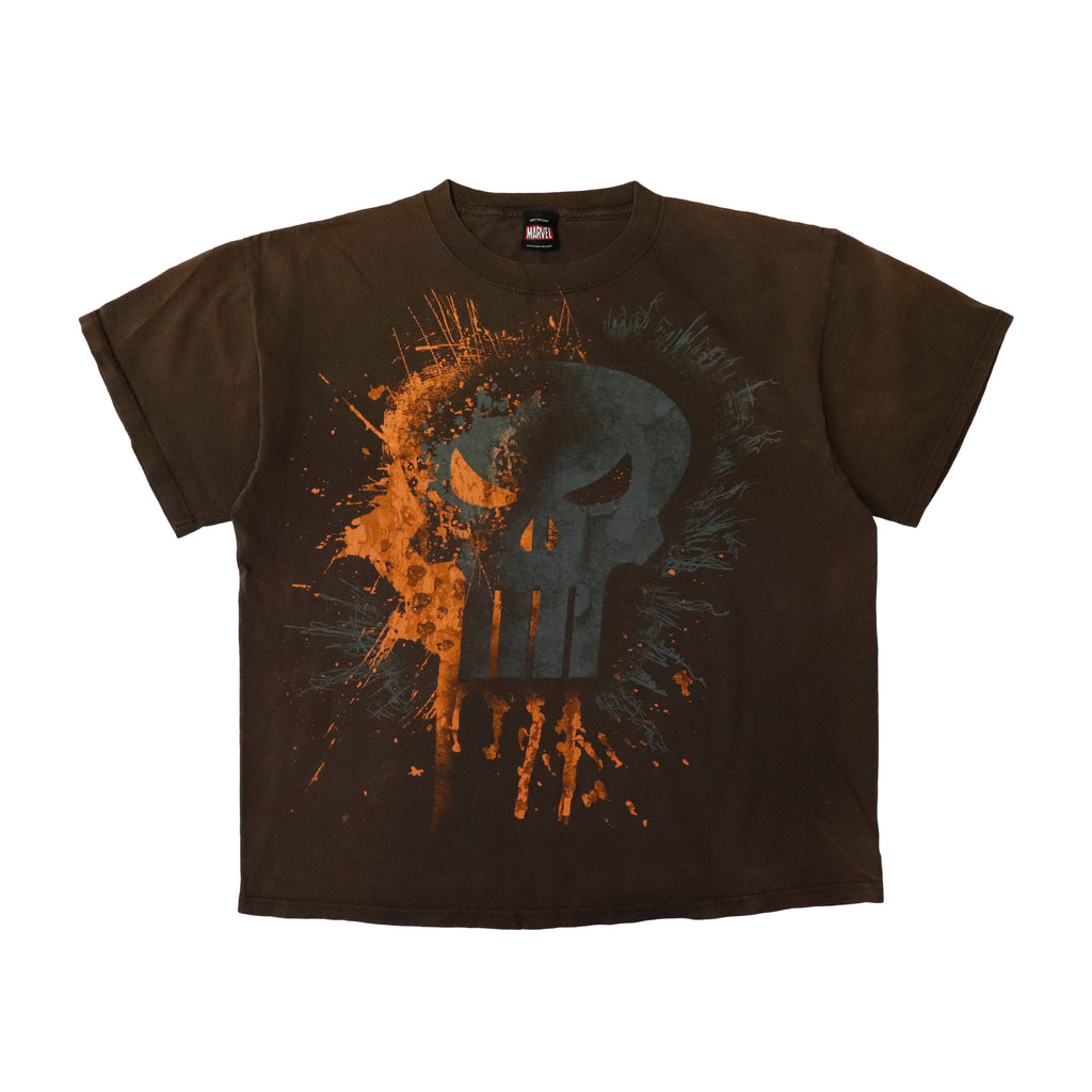 Vintage Marvel Mad Engine Punisher Graphic T-Shirt Size N/A