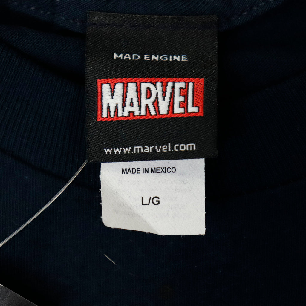 Vintage 2011 Marvel Mad Engine Superhero Graphic T-Shirt Size L