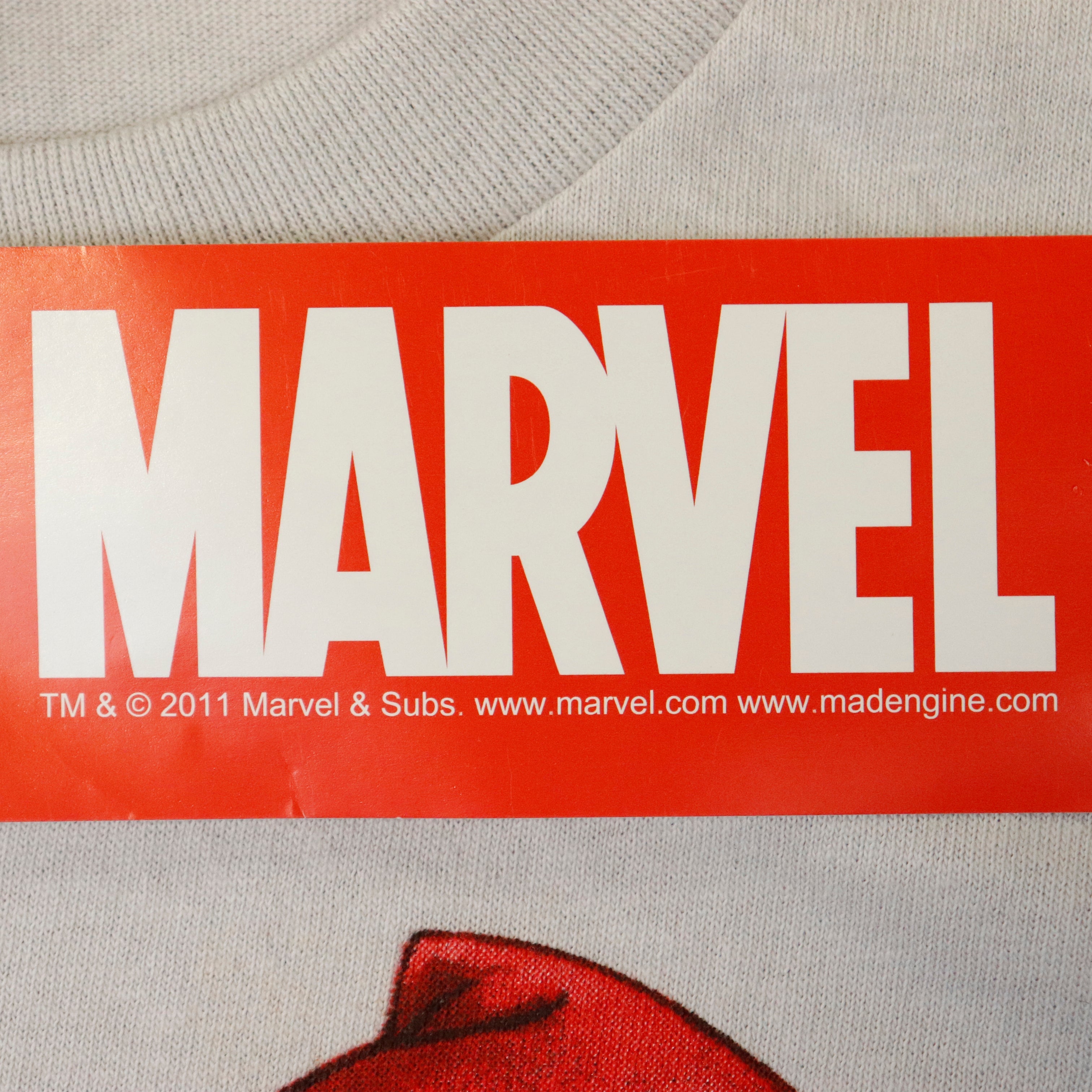 Vintage 2011 Marvel mad Engine Deadpool Graphic T-Shirt Size L