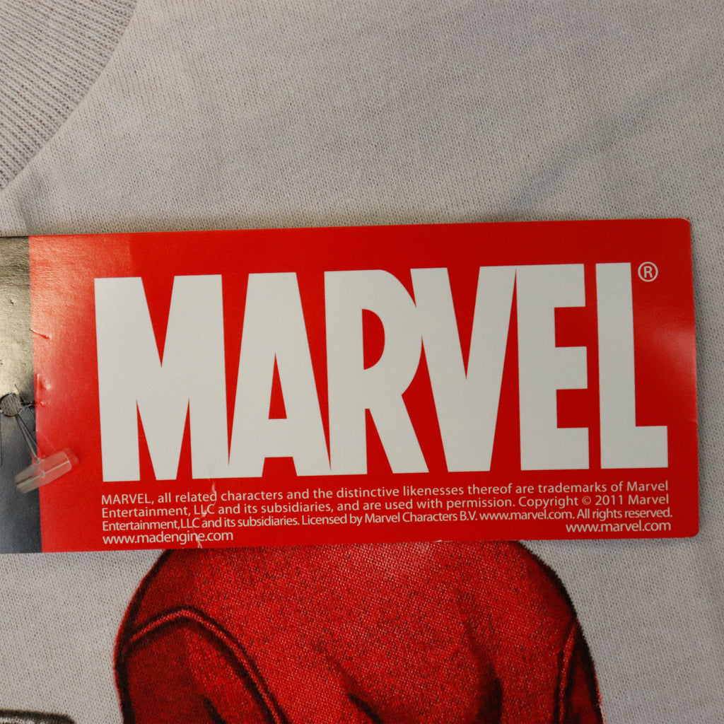 Vintage Marvel Mad Engine Deadpool Graphic T-Shirt Size Medium