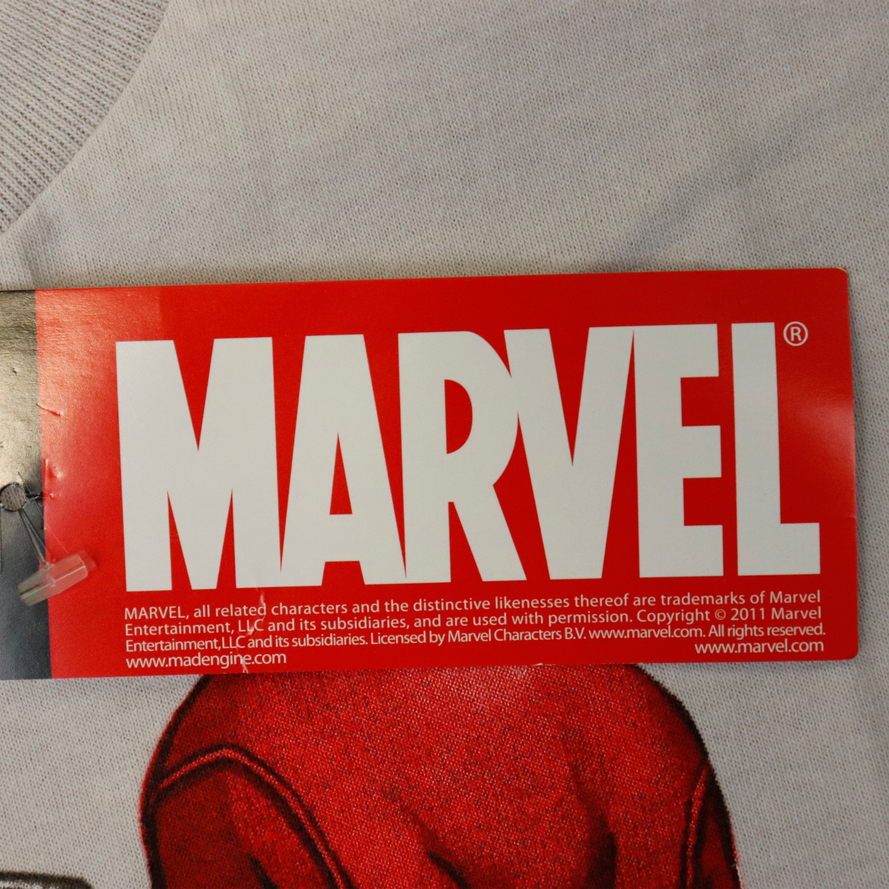 Vintage Marvel Mad Engine Deadpool Graphic T-Shirt Size Medium