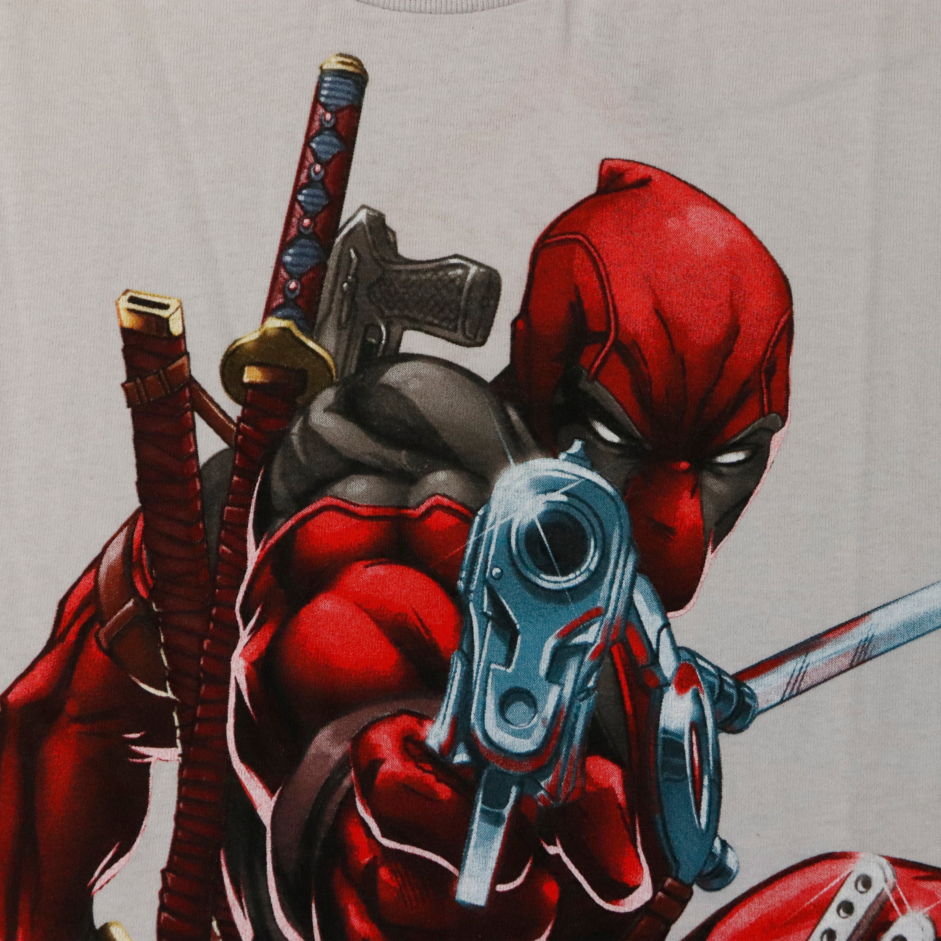 Vintage 2011 Marvel Mad Engine Deadpool Graphic T-Shirt Size M