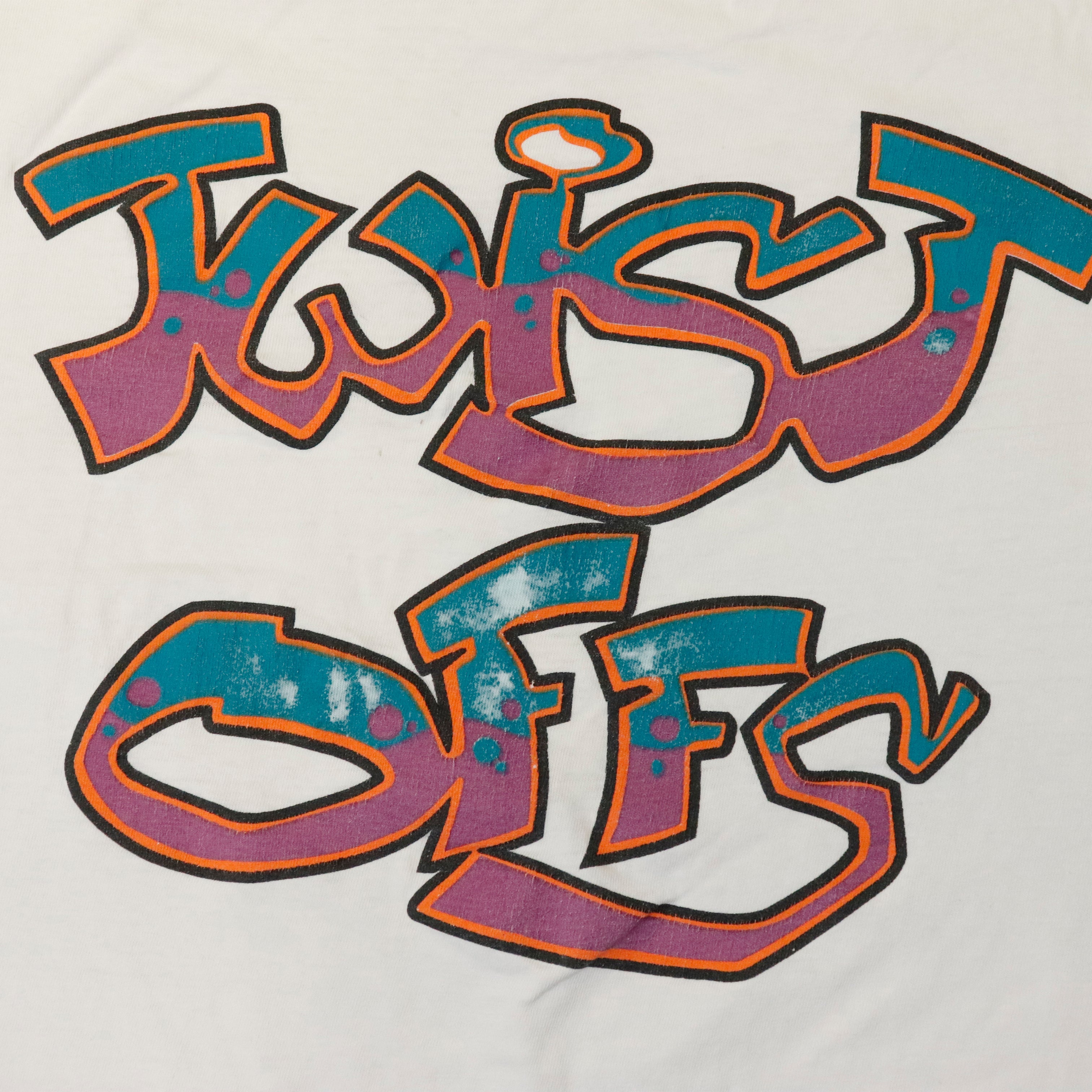 Vintage Twist Offs SKA Cartoon Graphic T-Shirt Size XL 90s RARE Punk