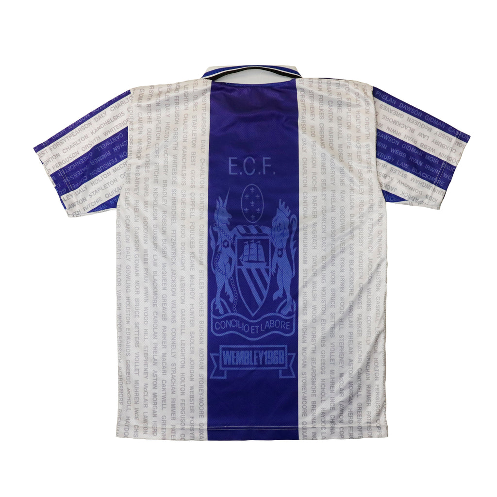 Vintage Manchester United Wembley 1968 Football Jersey Size N/A