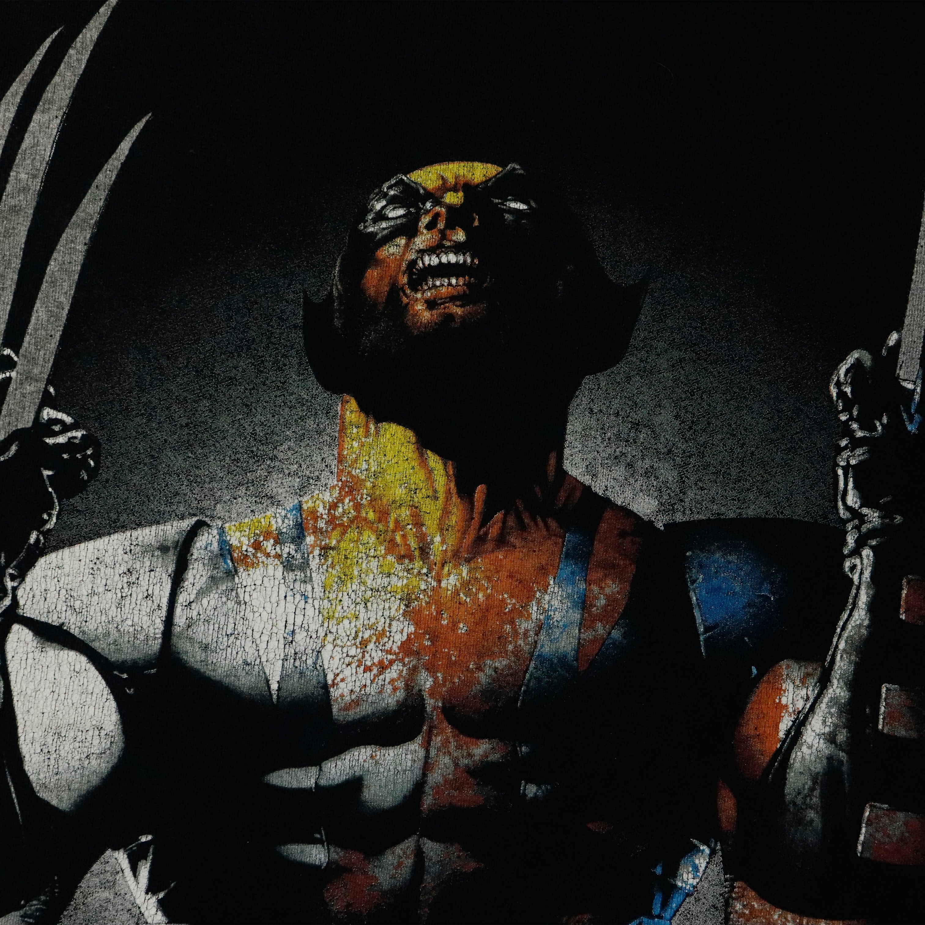 Vintage Marvel Mad Engine Wolverine Graphic T-Shirt Size N/A
