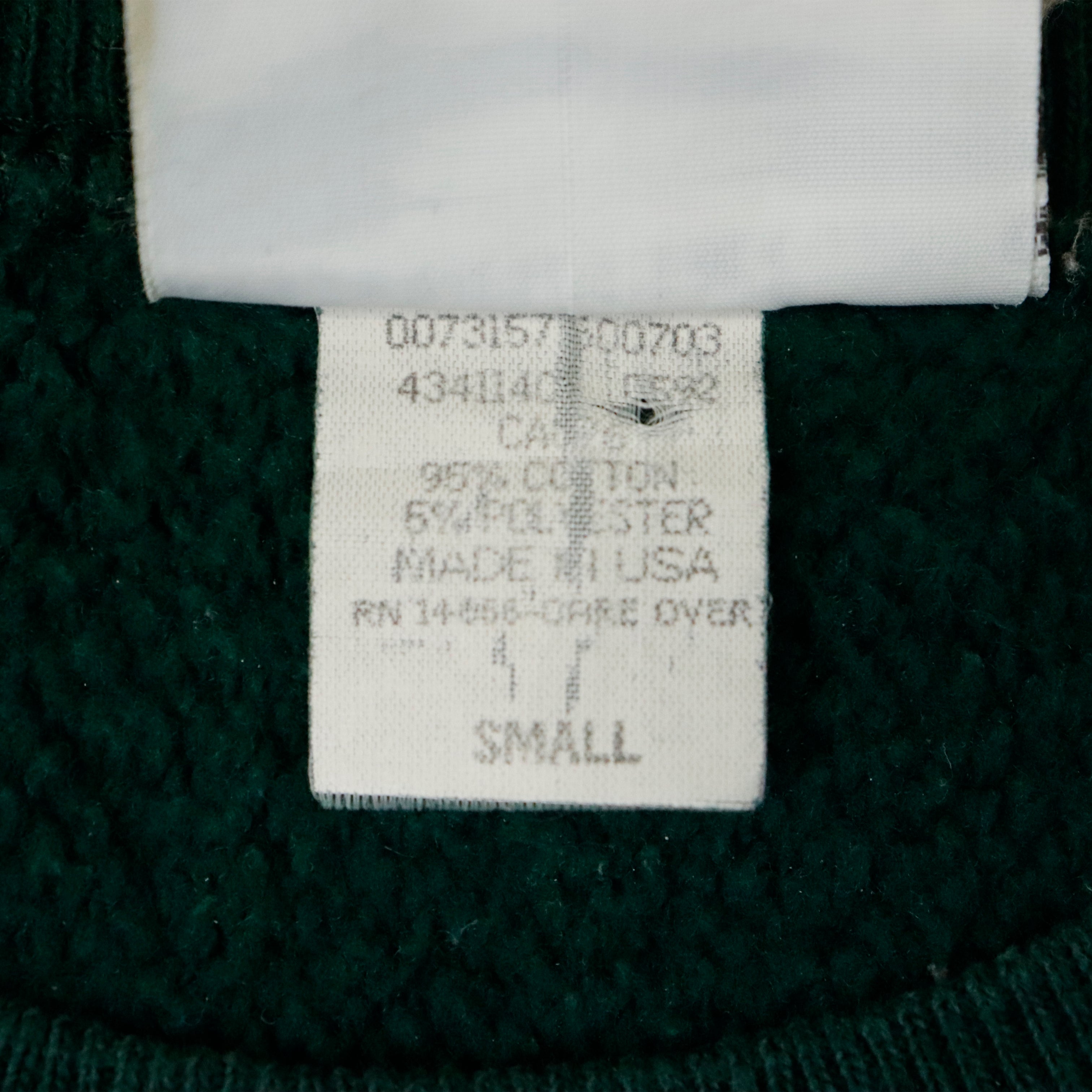 Vintage Lee Rapid River Alumni Plaid Letter Sweatshirt Size S