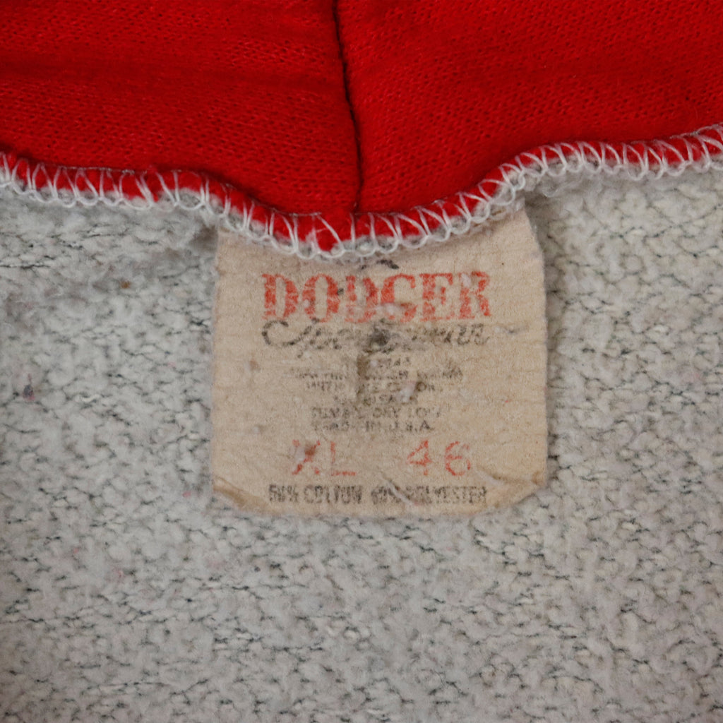 Vintage Dodger Wisconsin Graphic Hoodie Sweatshirt Size XL