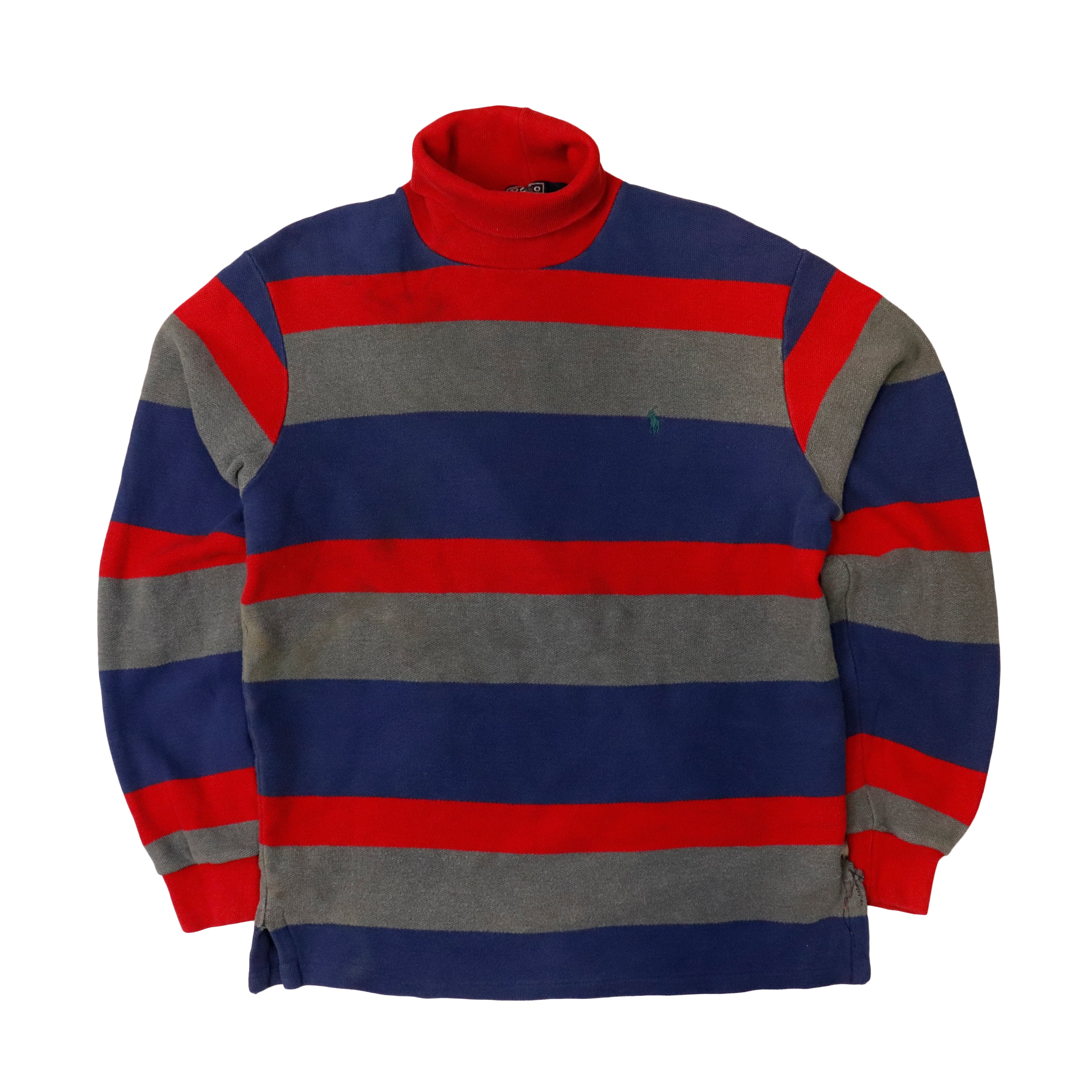 Vintage Polo Ralph Lauren Striped Turtleneck Sweater Size M