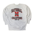 Vintage 1994-95 Champion Reverse Weave Nebraska Huskers Crewneck Sweatshirt Size XXL