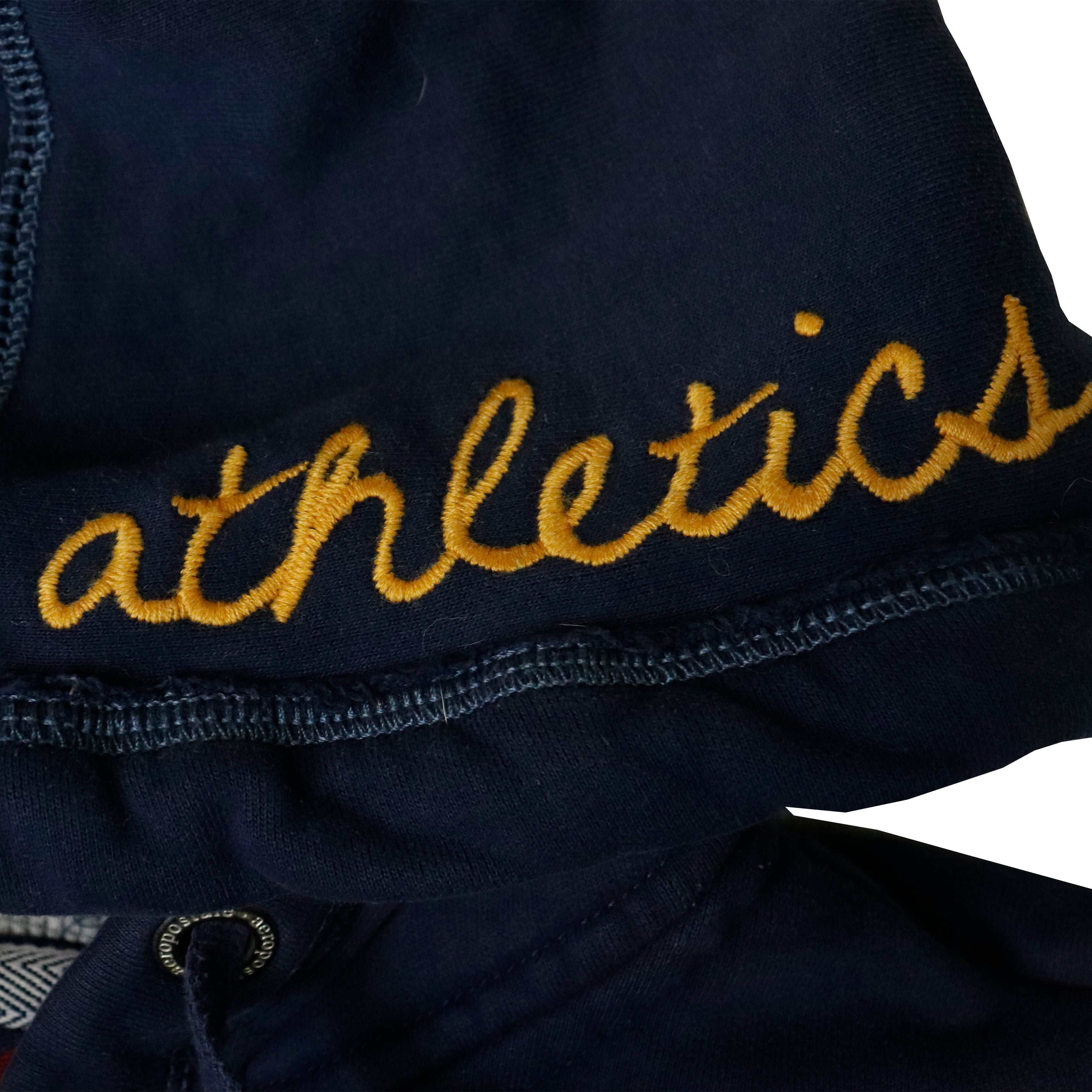 Vintage Aeropostale Varsity Appliqué Zip Hoodie Size XL Y2K