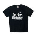 Vintage The Godfather Movie Promo Graphic Black T-Shirt Size L