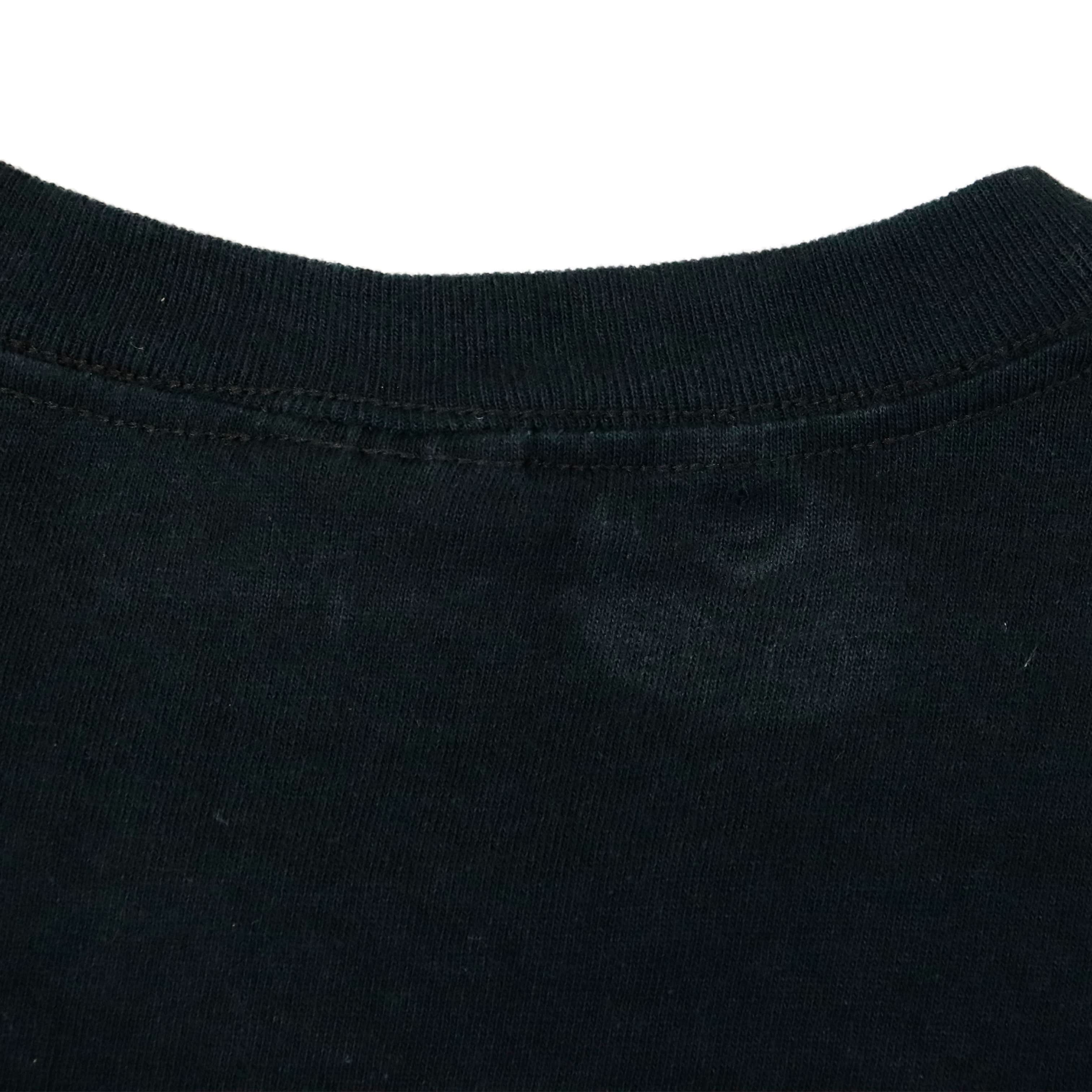 Vintage The Godfather Movie Promo Graphic Black T-Shirt Size L
