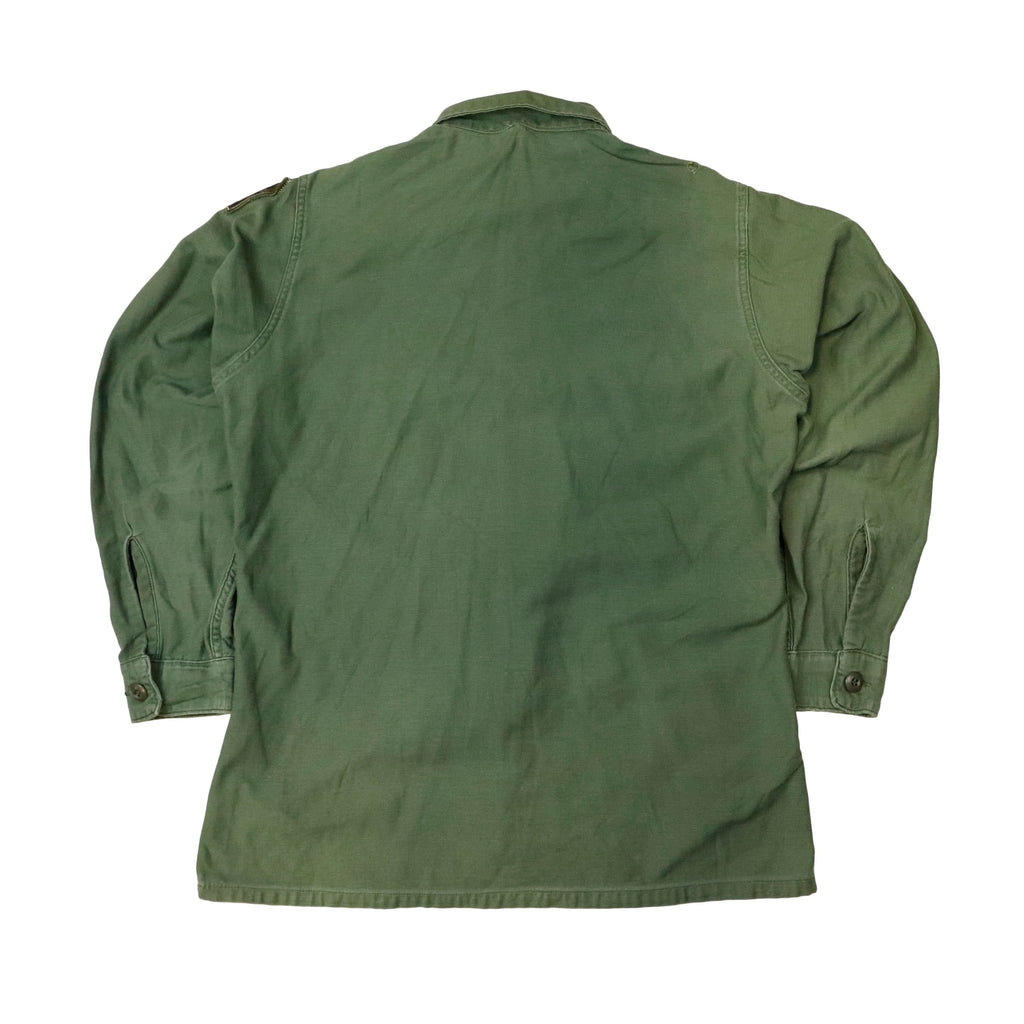 Vintage U.S. Army OG-107 Sateen Shirt Field Issue Size 15 1/2 x 33