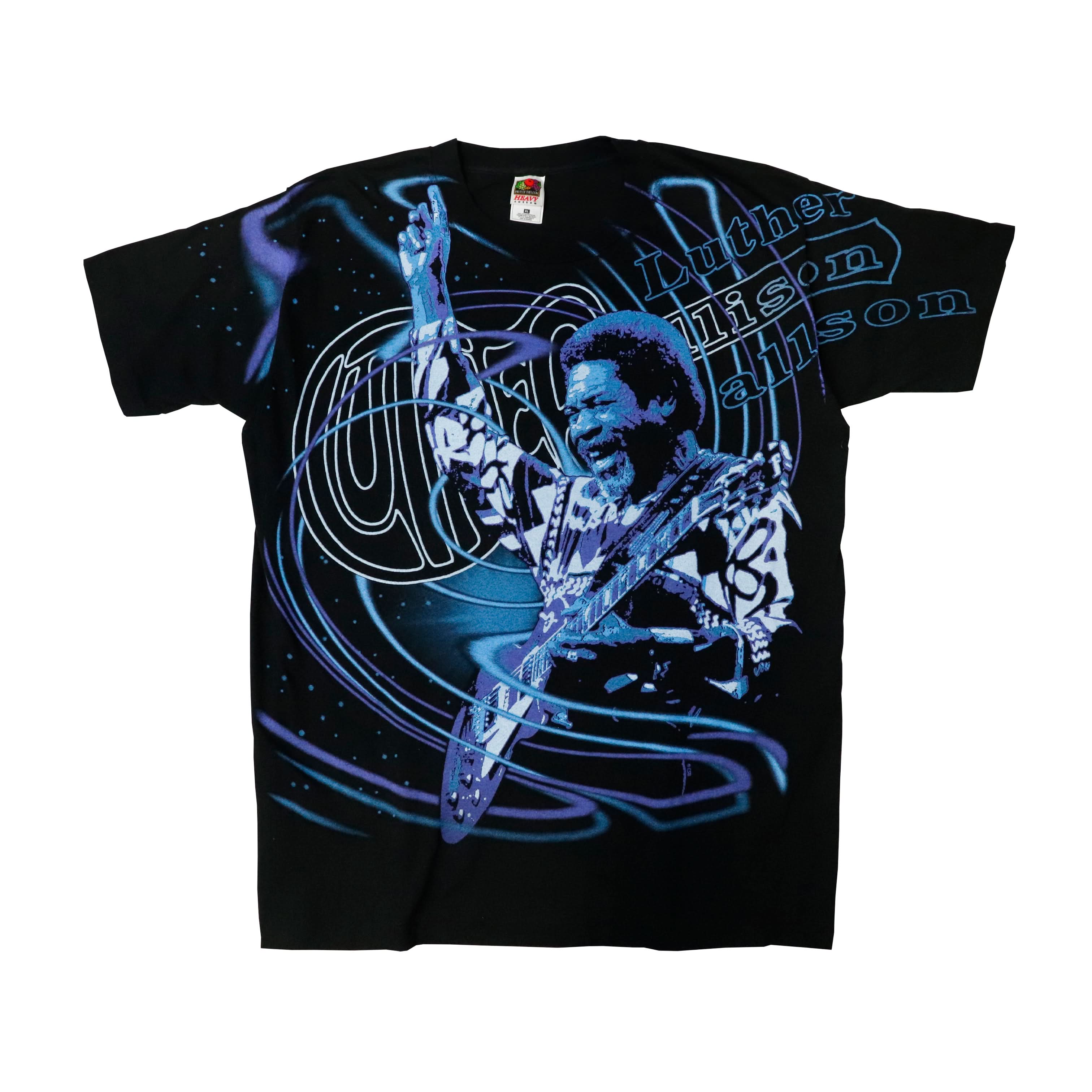 Vintage Luther Allison Blues AOP Graphic T-Shirt Size XL