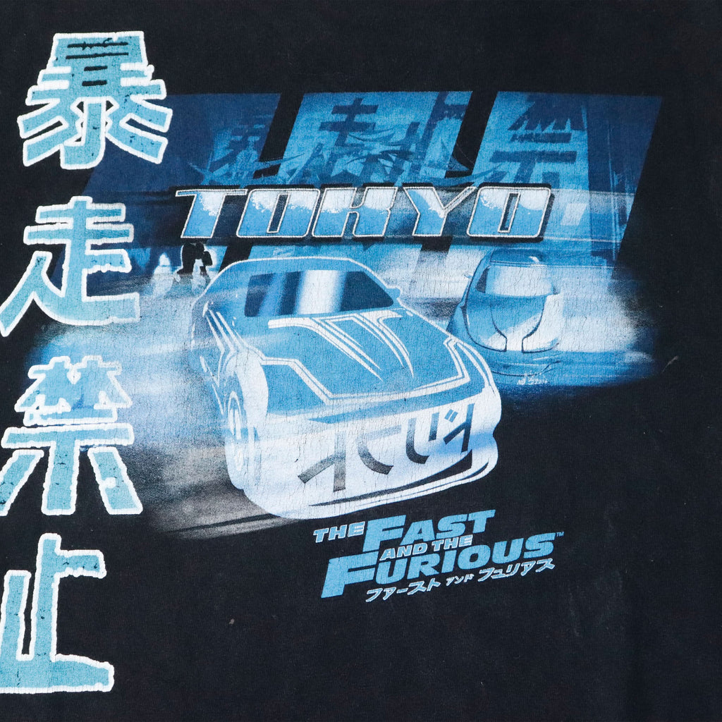 Vintage Fast and Furious Tokyo Drift Graphic T-Shirt Size M