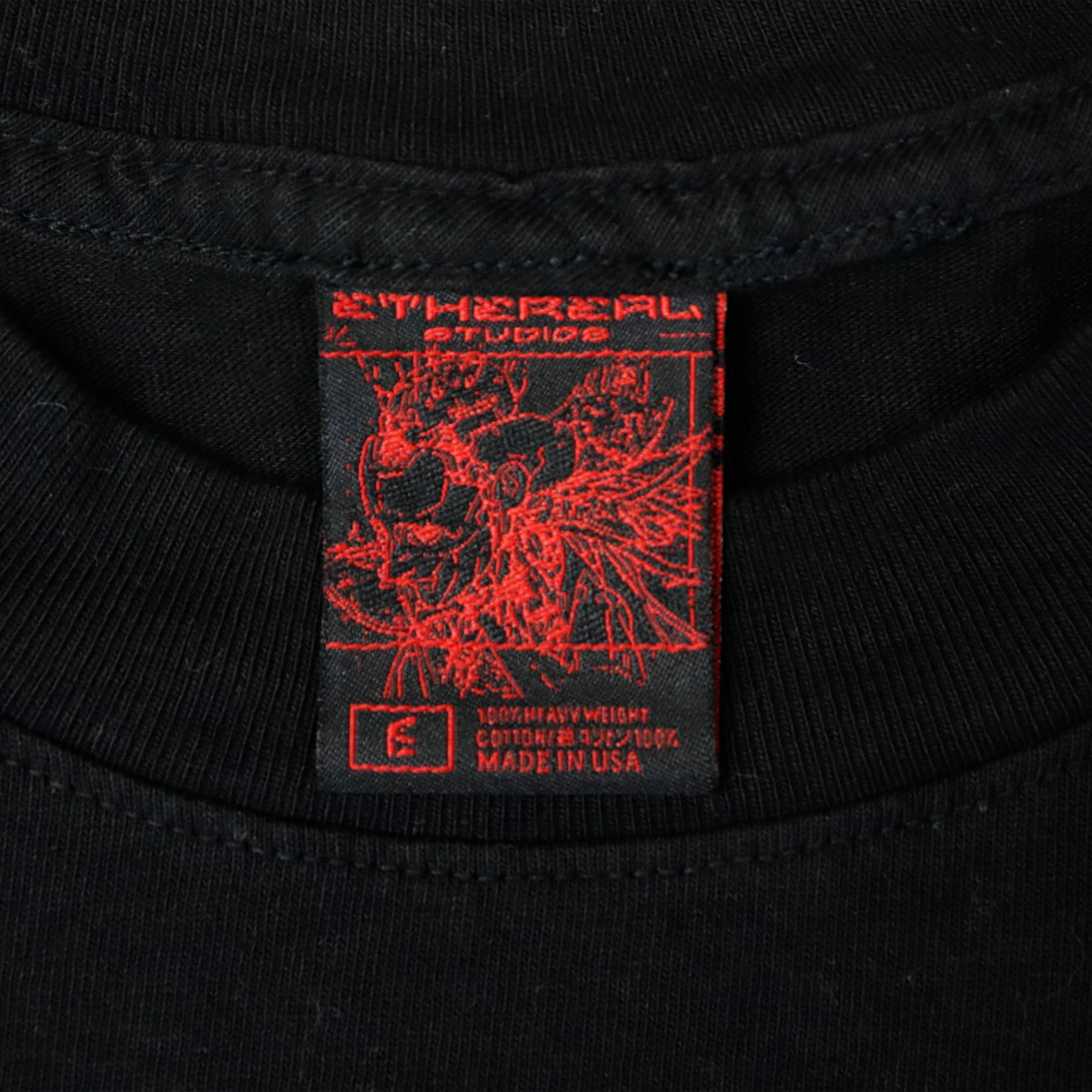 Vintage Ethereal Studios Black Graphic Band T-Shirt Size L