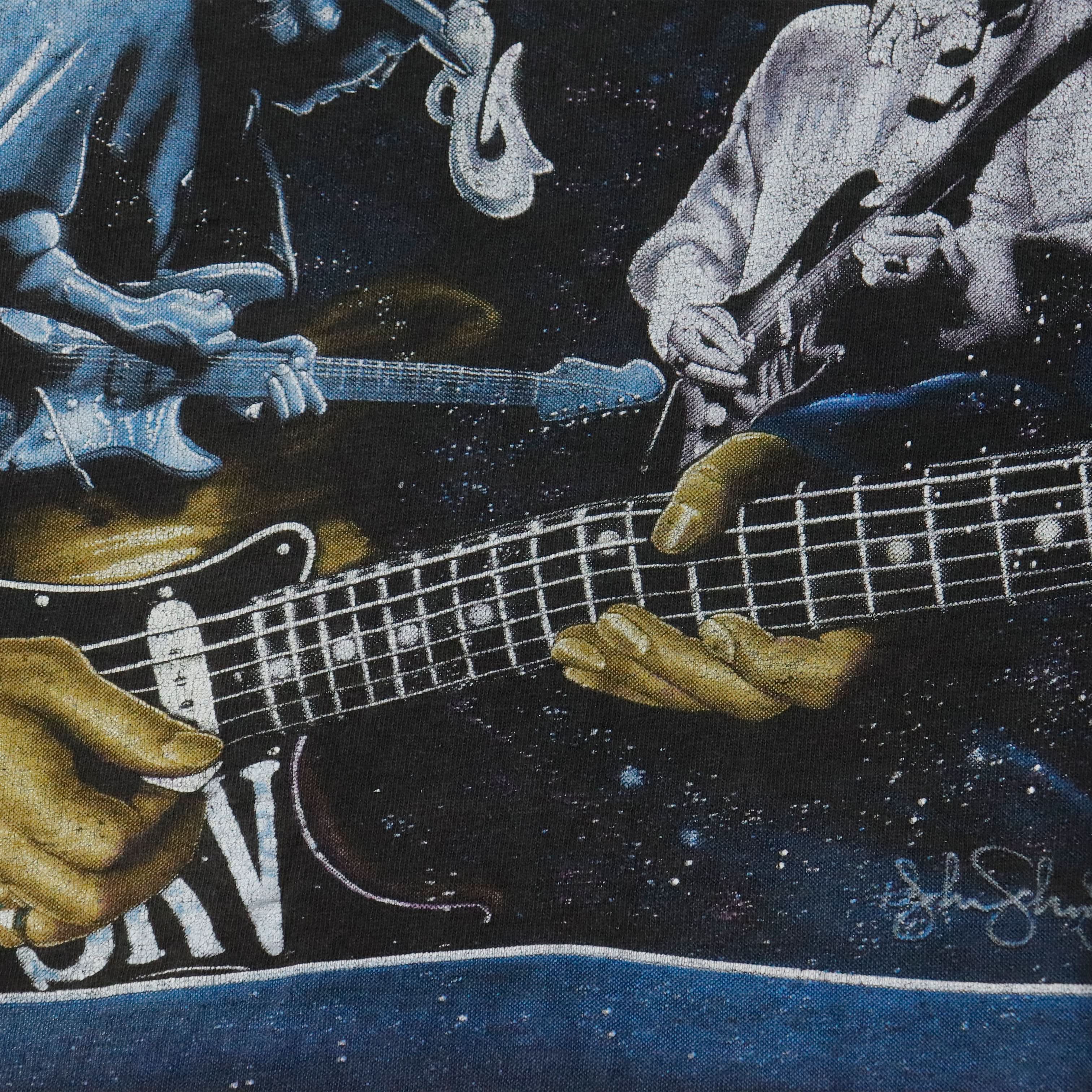 Vintage 1991 Stevie Ray Vaughan Memorial Graphic T-Shirt Size N/A