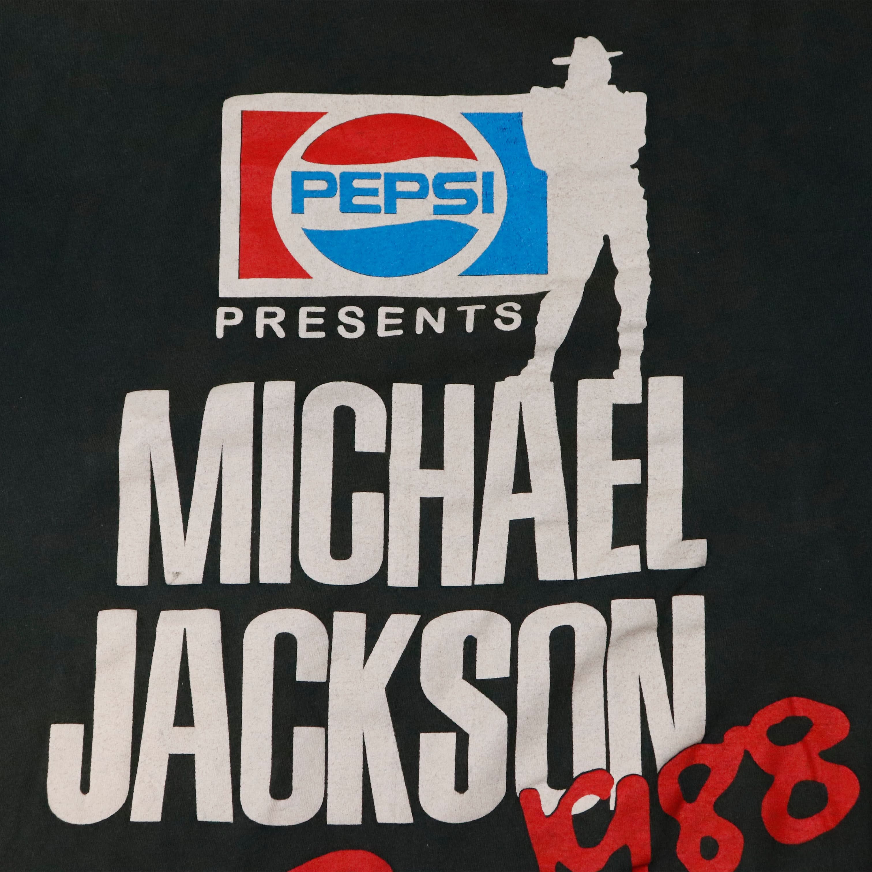 Vintage Michael Jackson Pepsi Tour 1988 Graphic T-Shirt Size L