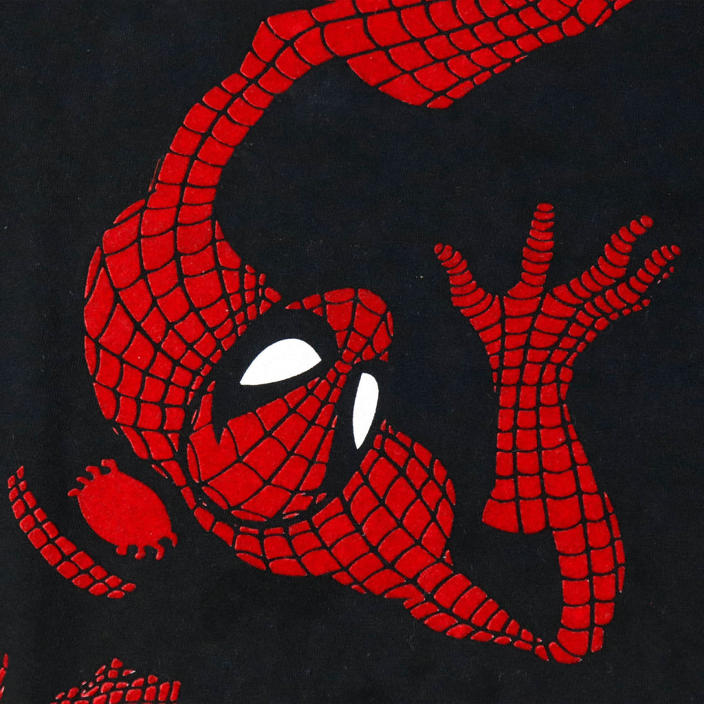 Vintage Spider-Man Graphic Black Delta T-shirt Size N/A