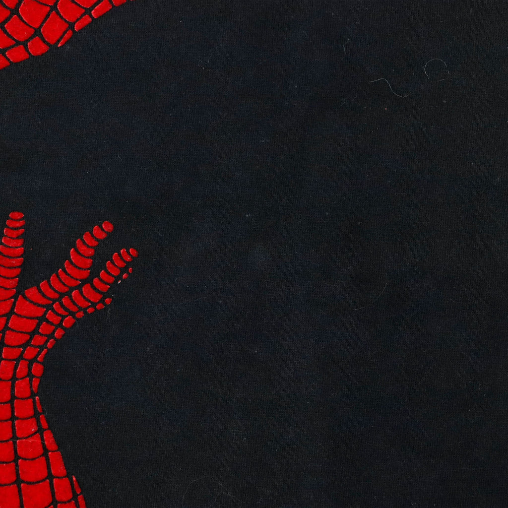 Vintage Spider-Man Graphic Black Delta T-shirt Size N/A