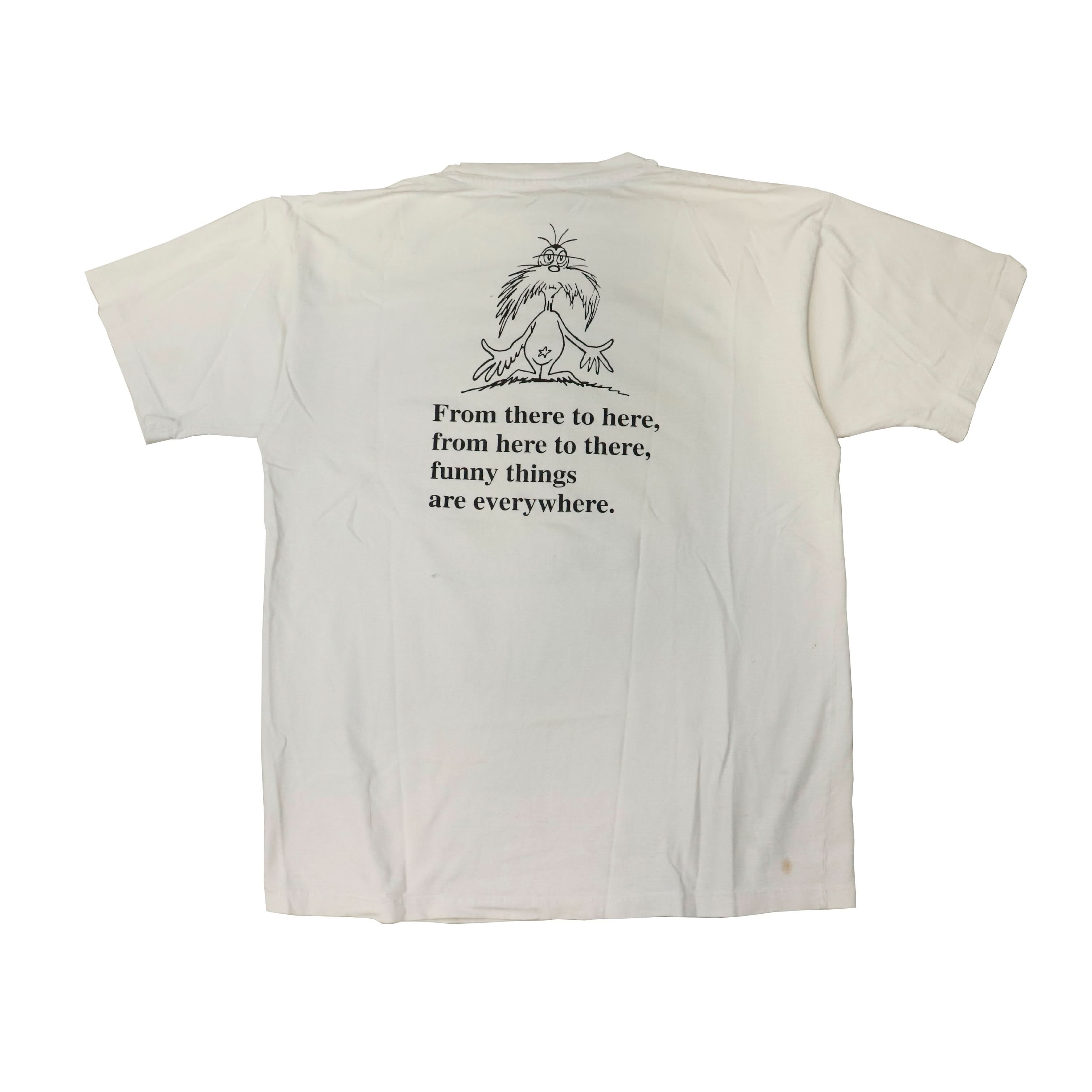 Vintage Dr. Seuss One Fish Two Fish Graphic T-Shirt Size N/A