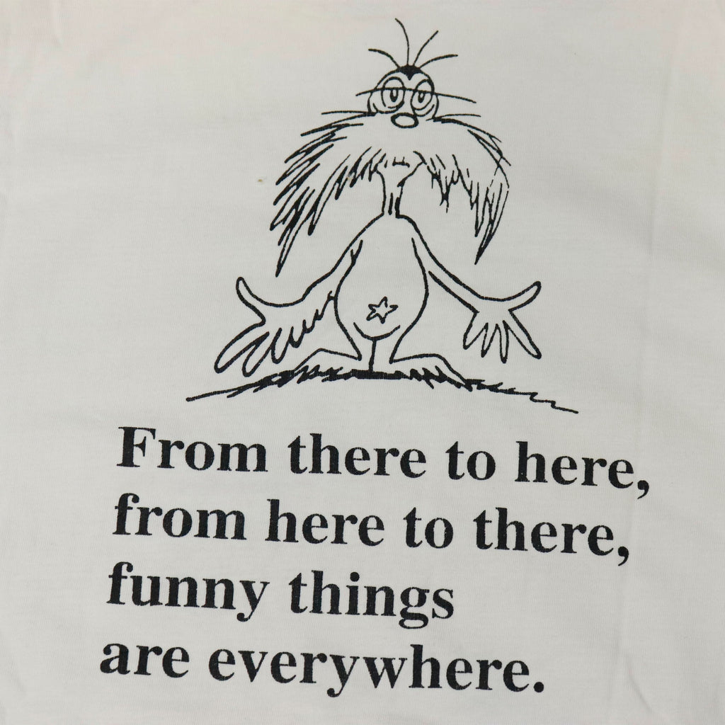 Vintage Dr. Seuss One Fish Two Fish Graphic T-Shirt Size N/A