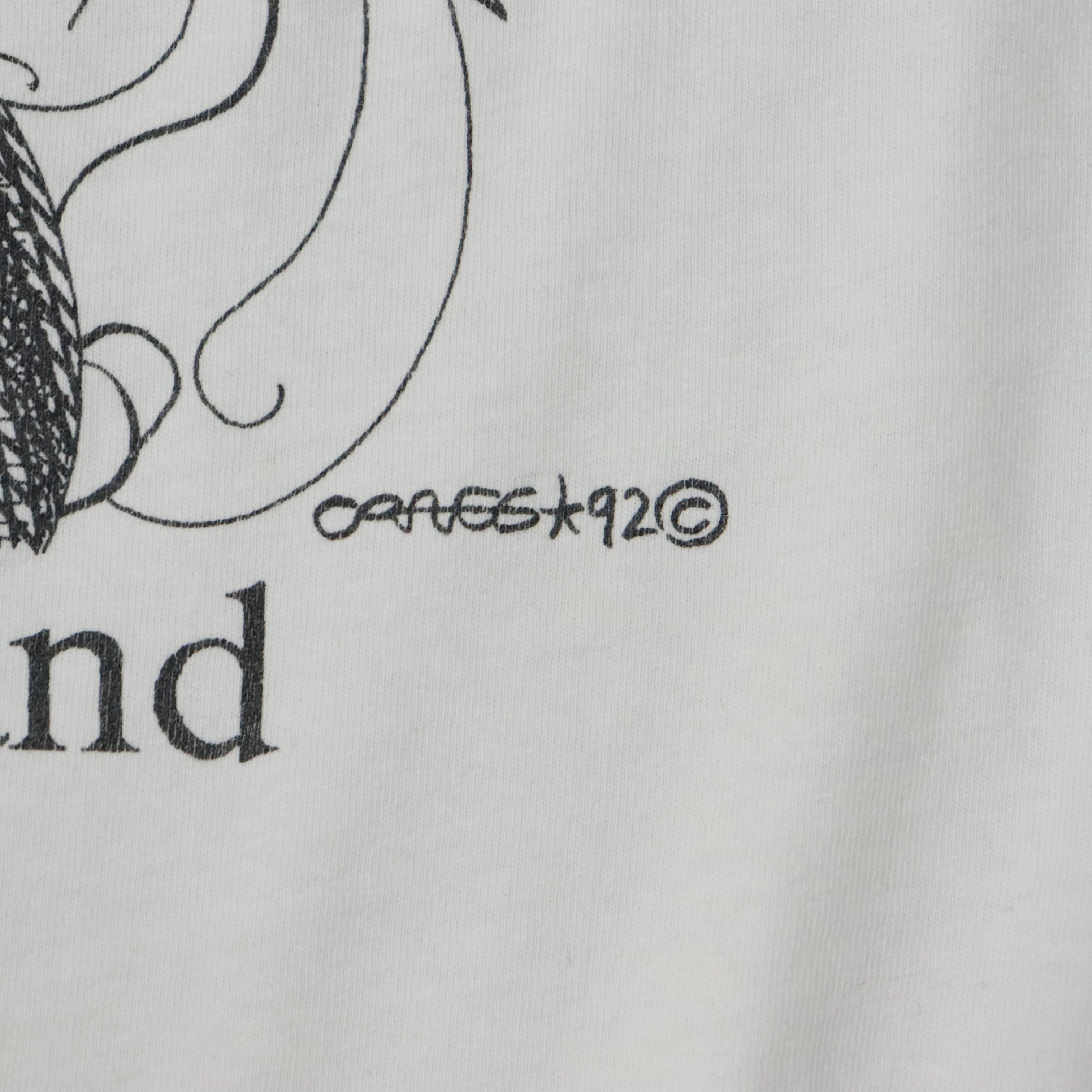 Vintage Hanes Ayn Rand Art Graphic T-Shirt Size XL