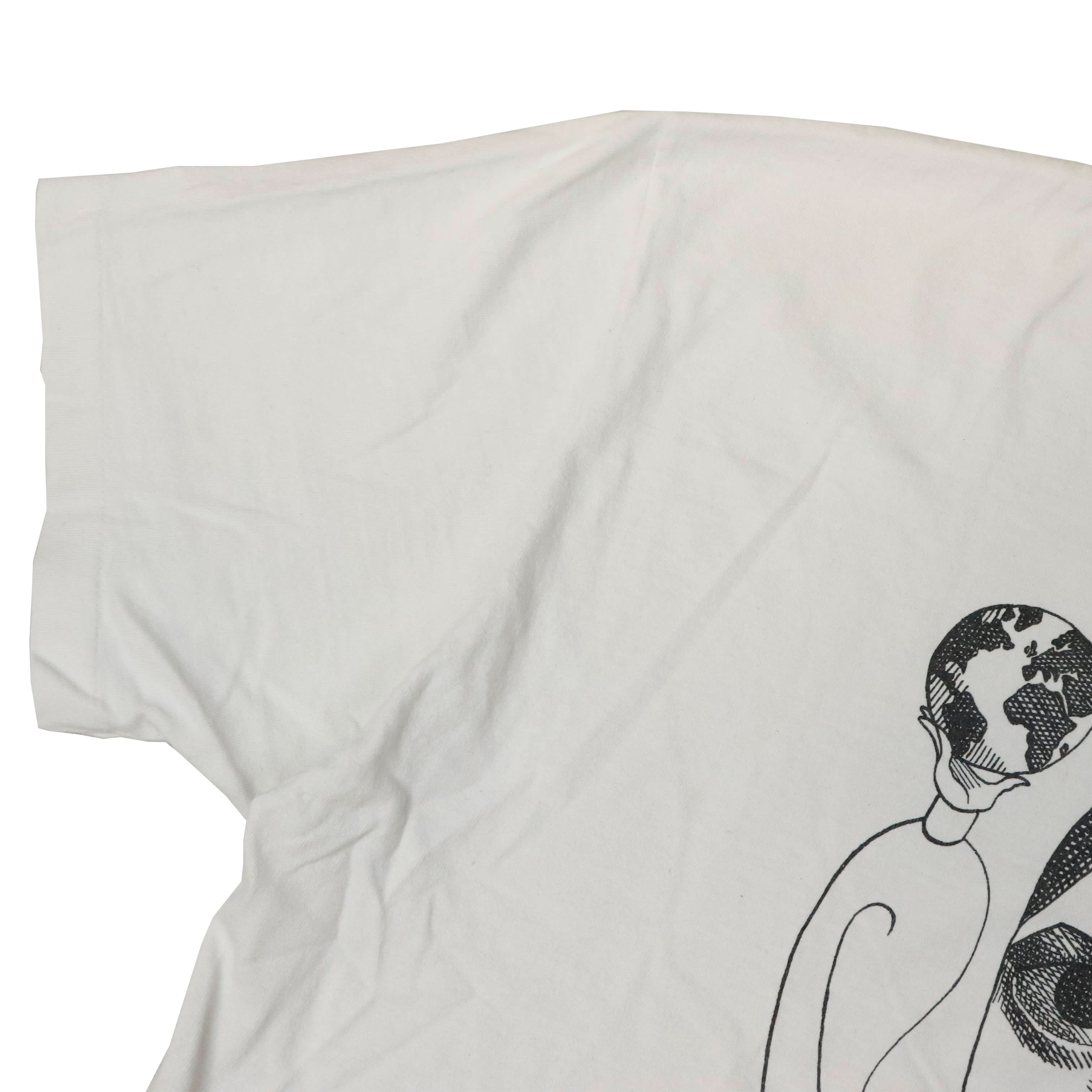 Vintage Hanes Ayn Rand Art Graphic T-Shirt Size XL