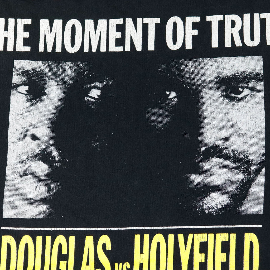Vintage Mirage Douglas vs Holyfield Boxing 1990 Graphic T-Shirt Size XL