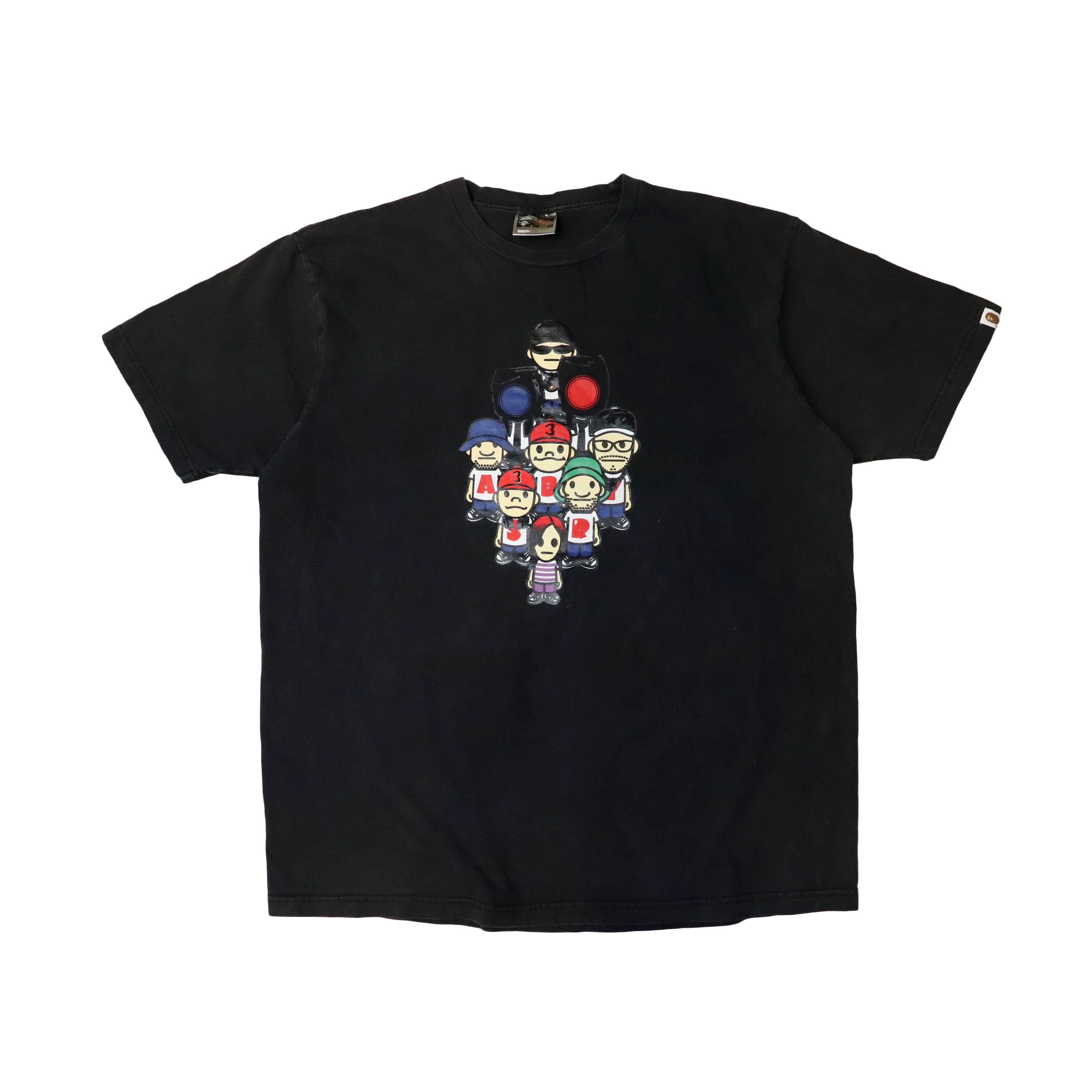Vintage Bape Bapeheads Show 2003 Graphic T-Shirt Size XL