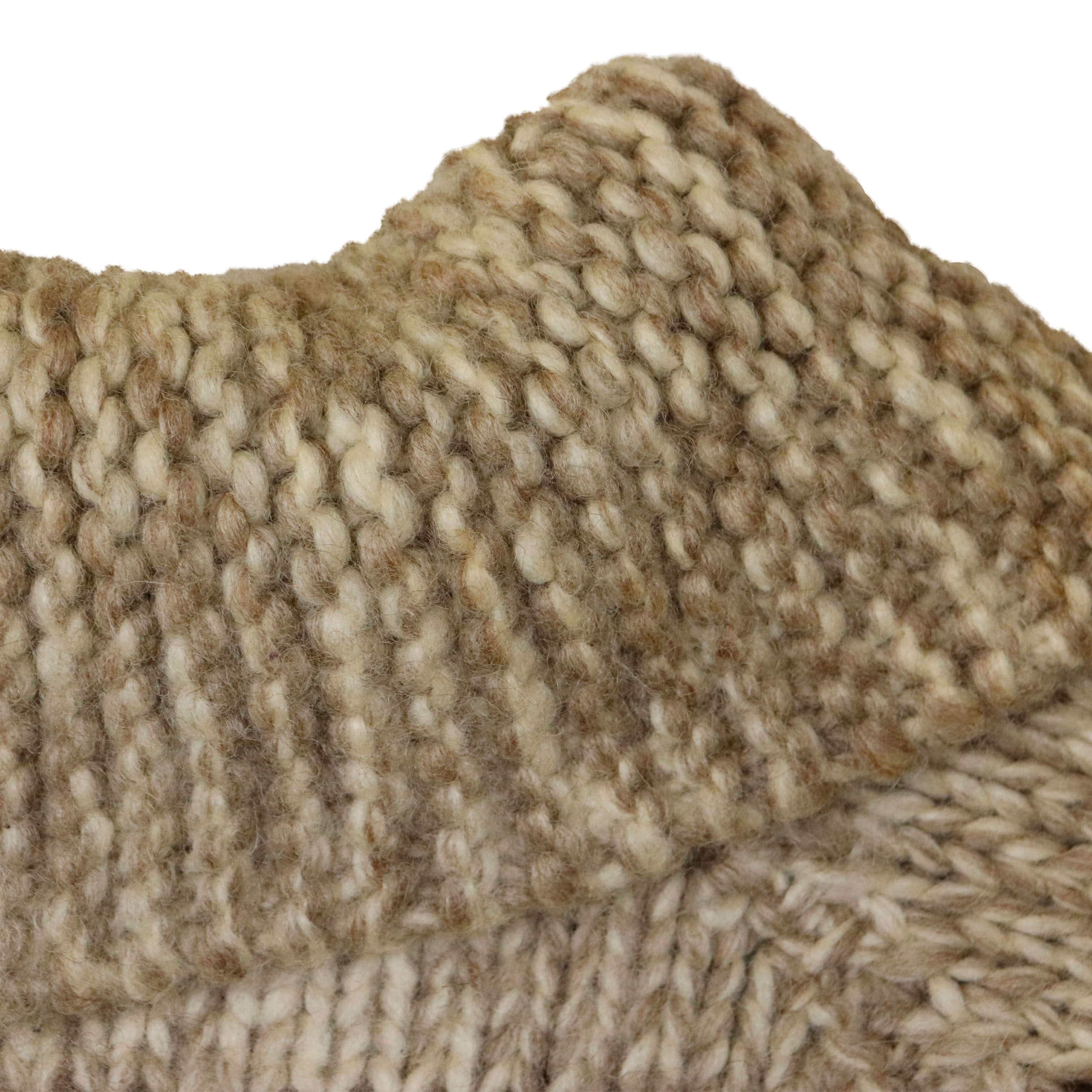 Vintage Hand Knit Cowichan Zip Sweater Size N/A